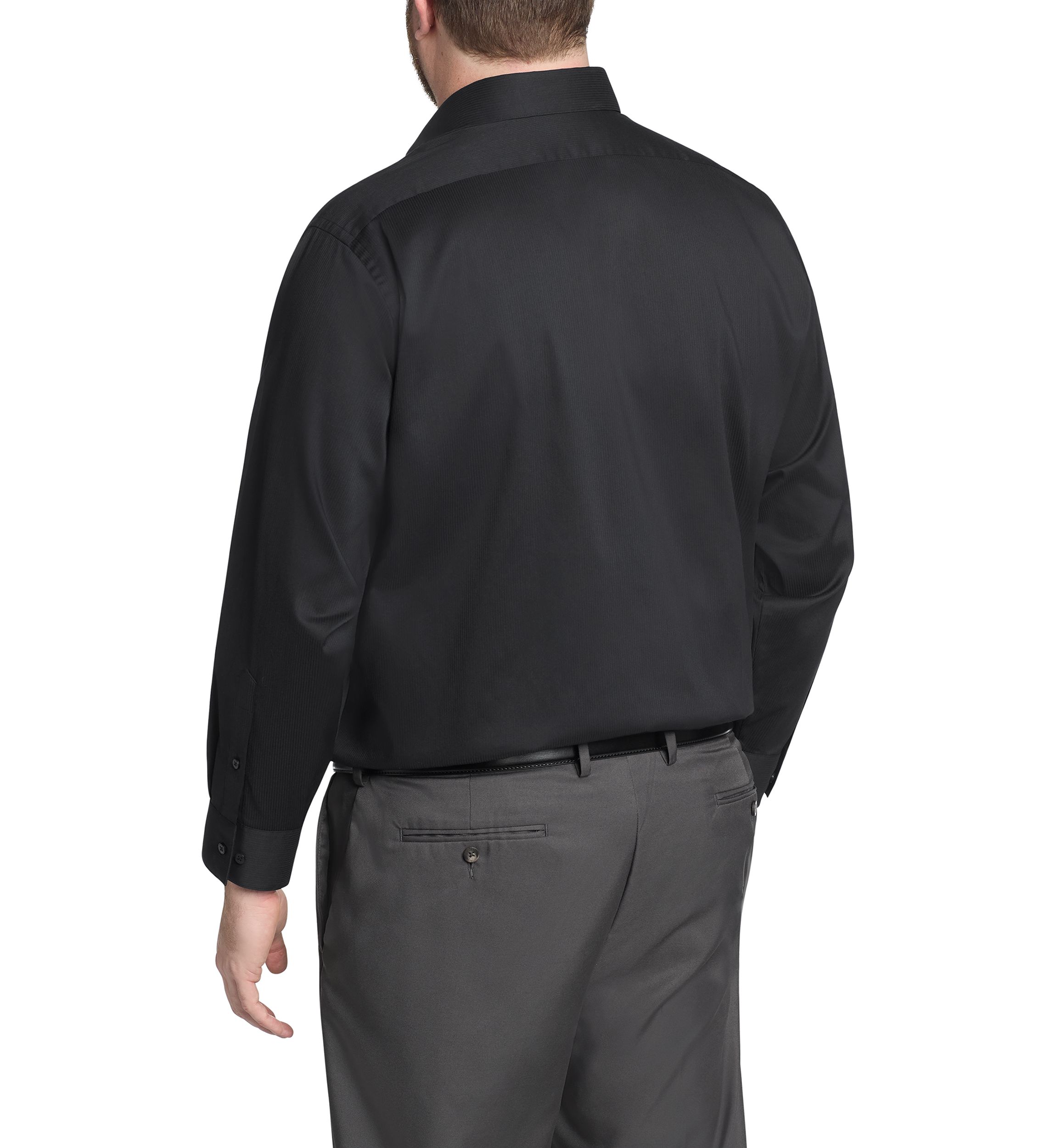 Big & Tall Satin Straight Fit Shirt