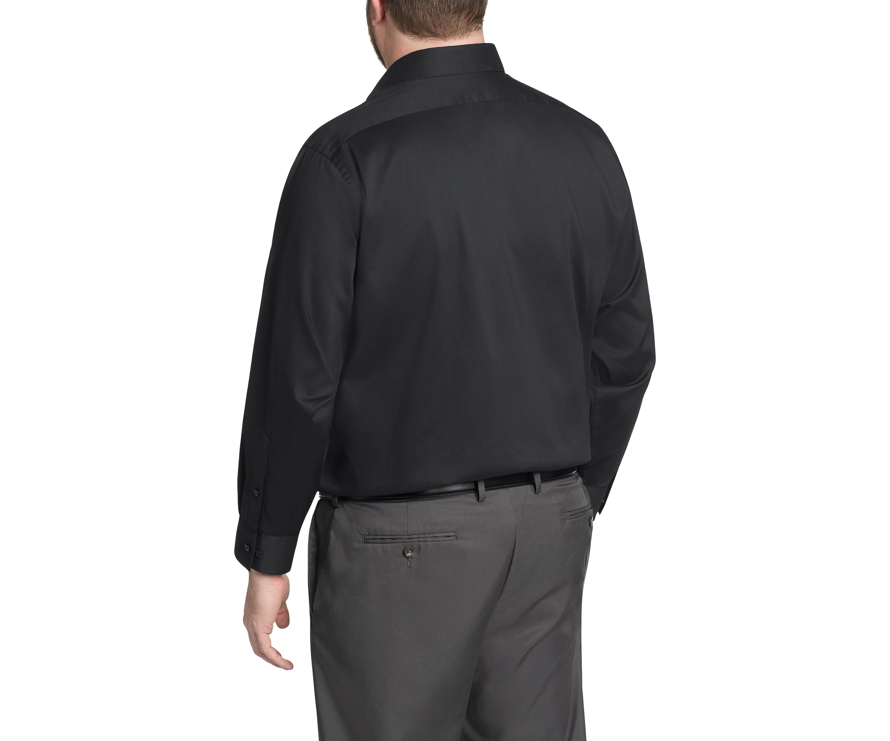 Big & Tall Satin Straight Fit Shirt