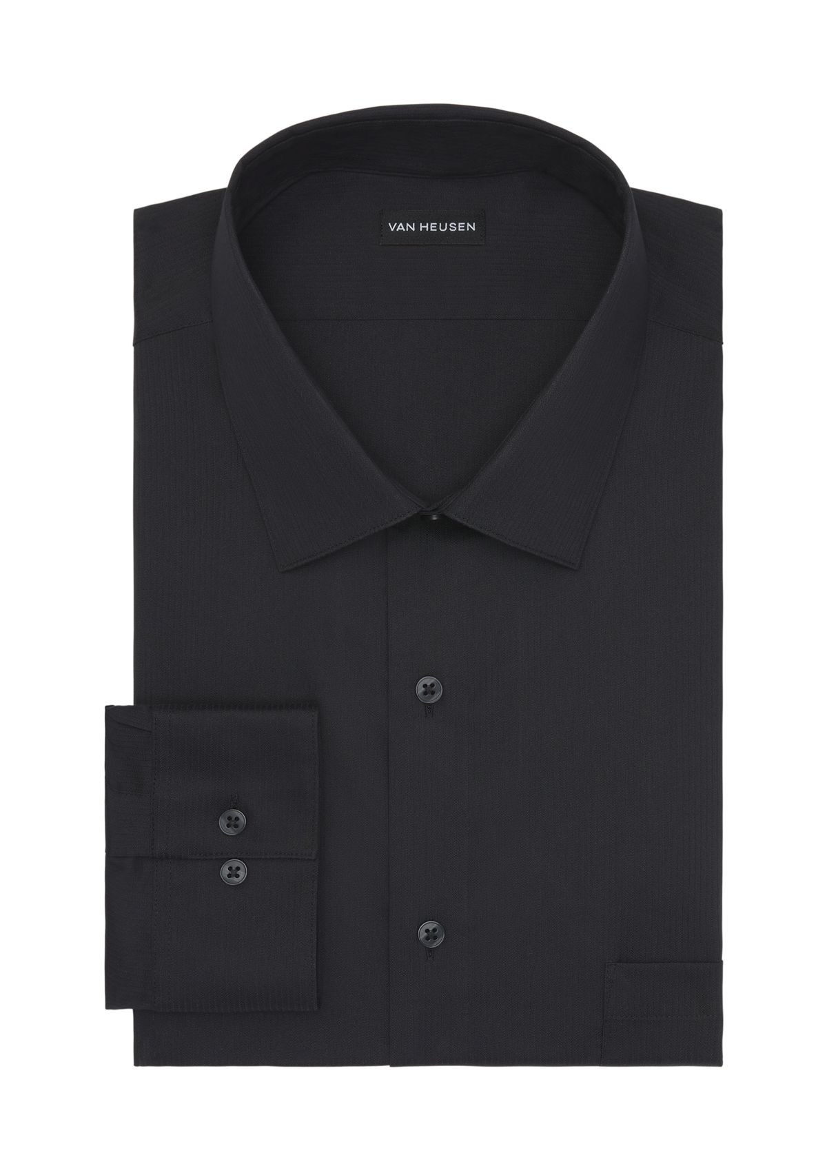 Big & Tall Solid Cotton Dress Shirt 