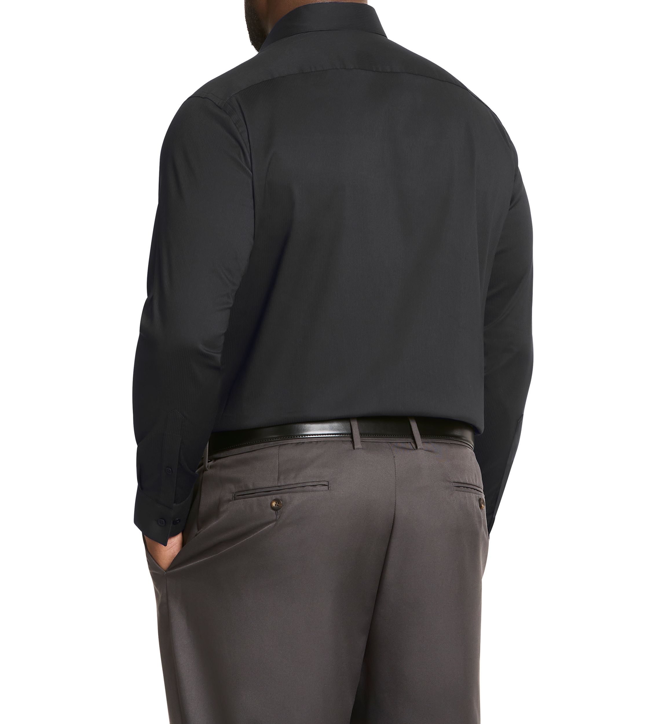 Big & Tall Solid Cotton Dress Shirt 