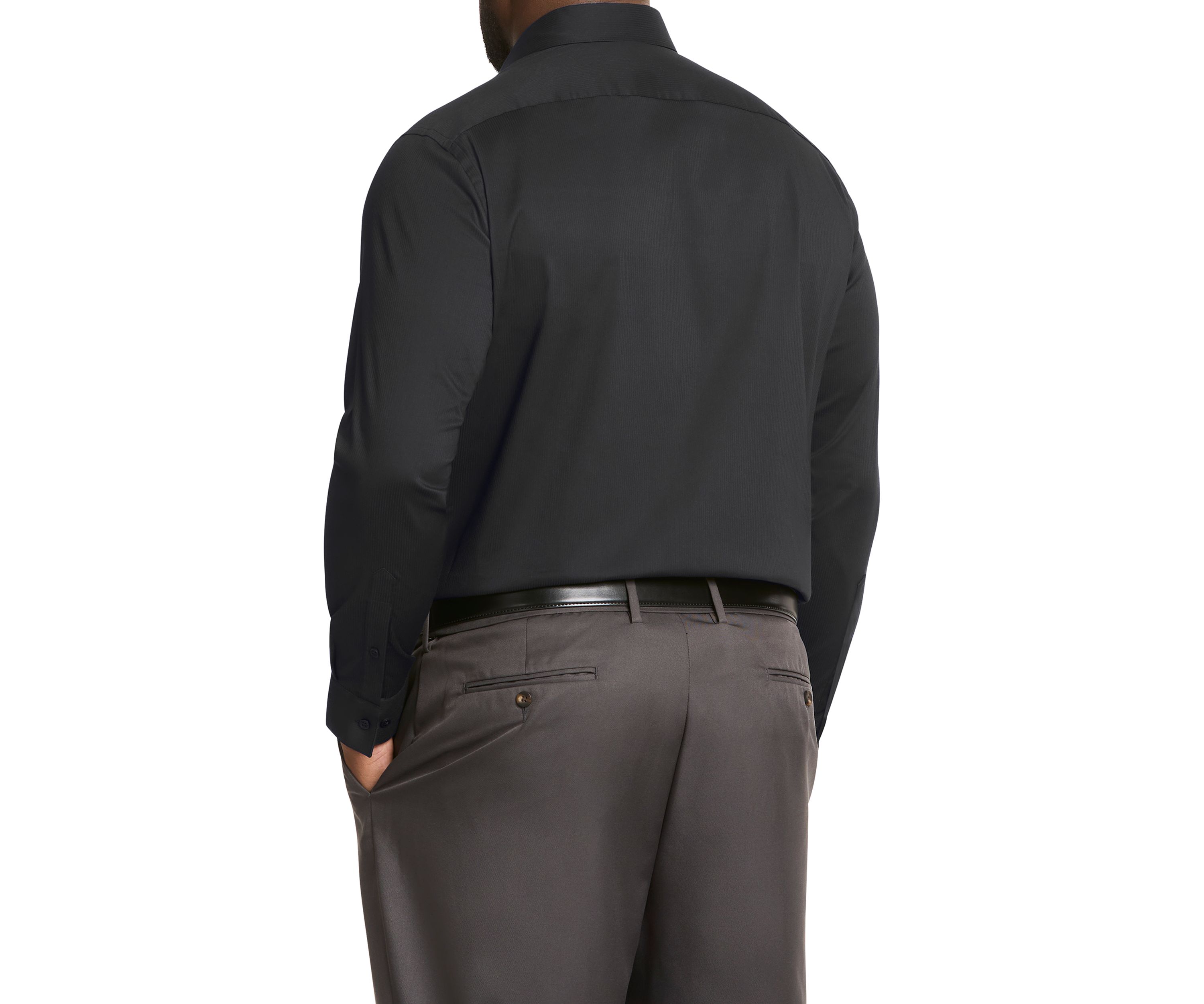 Big & Tall Solid Cotton Dress Shirt 