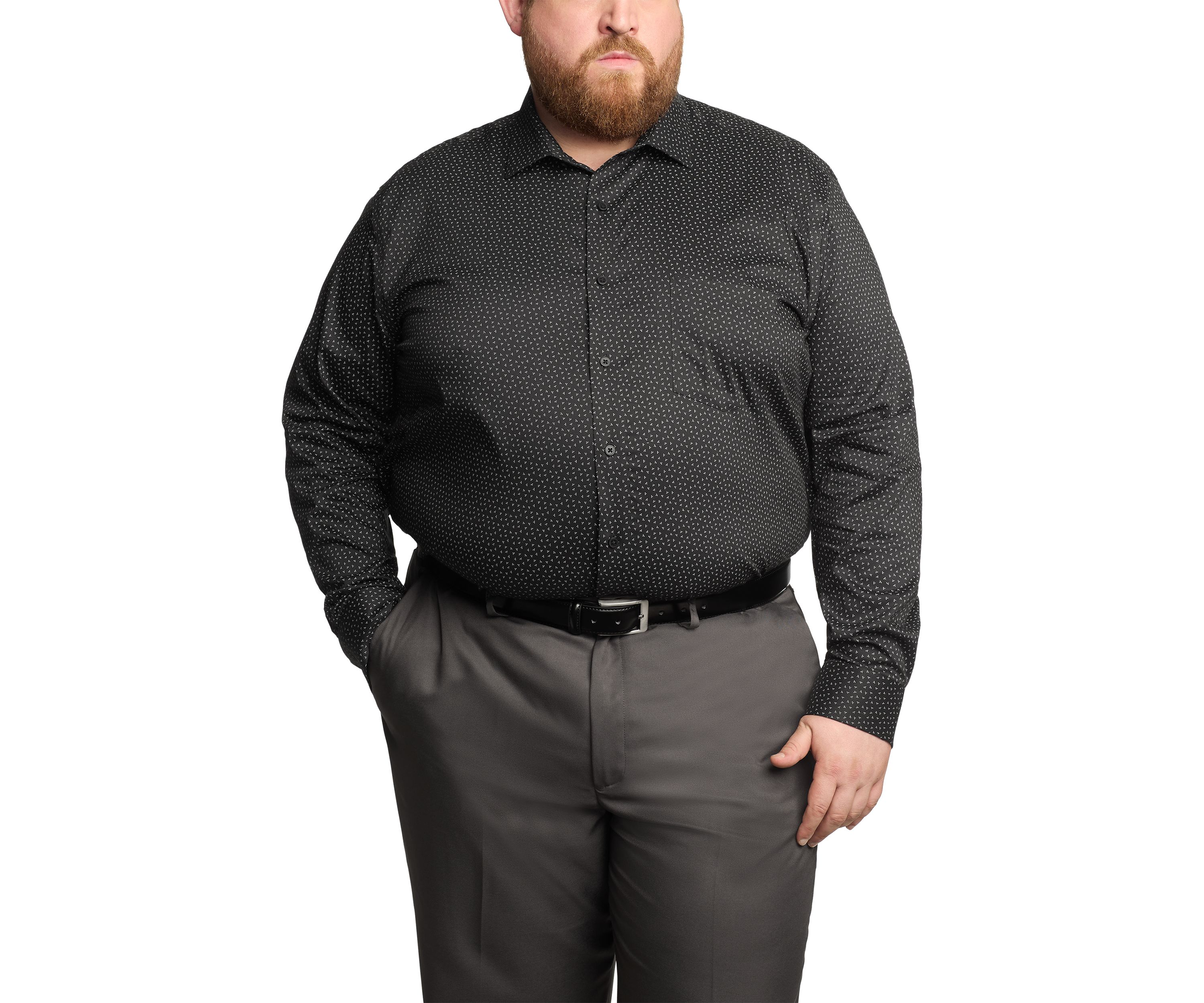 Big & Tall Printed Dress Shirt