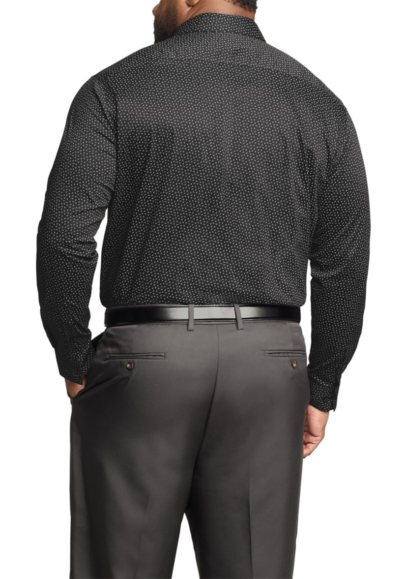 Mens Tall Printed Dress Shirt 