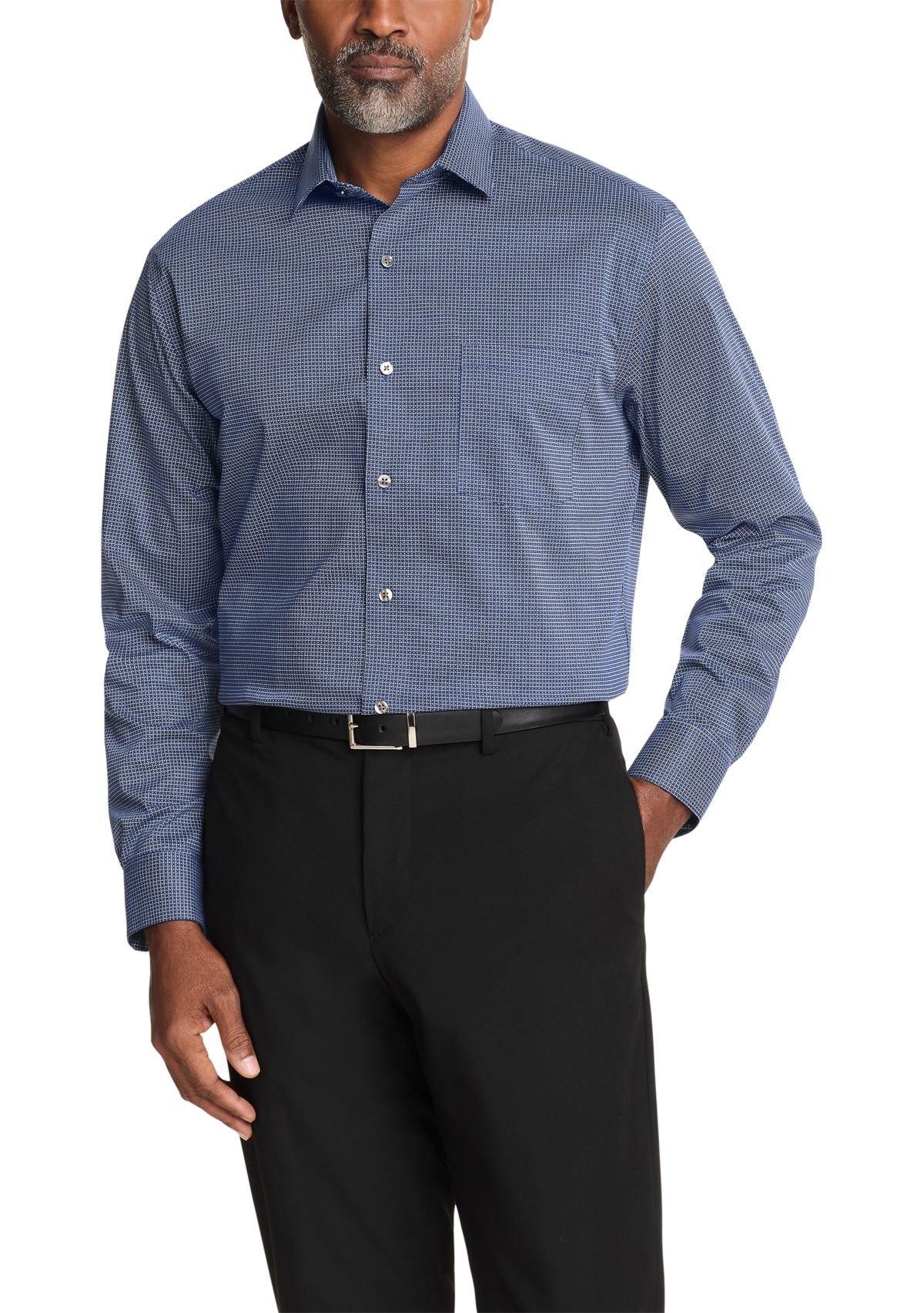 Big & Tall Ultra Wrinkle Free Stretch Collar Shirt