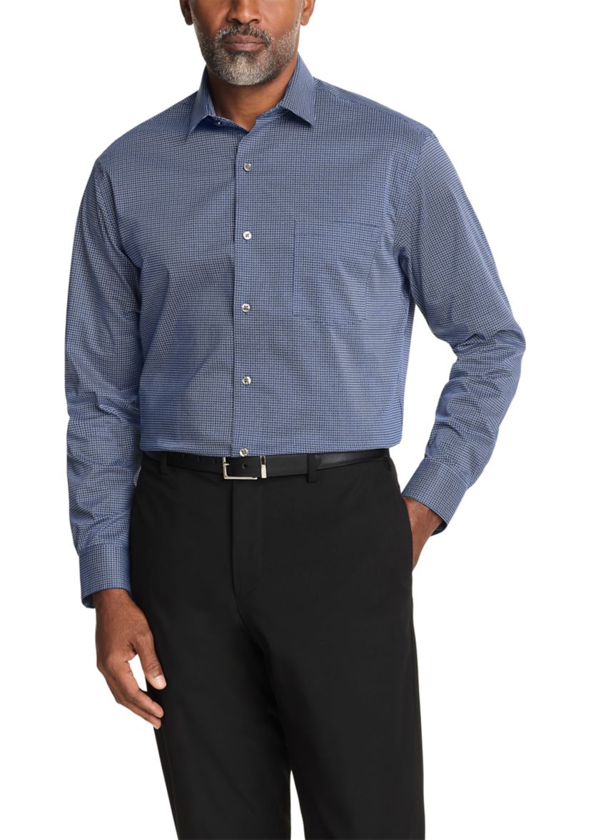 Big & Tall Ultra Wrinkle Free Stretch Collar Shirt