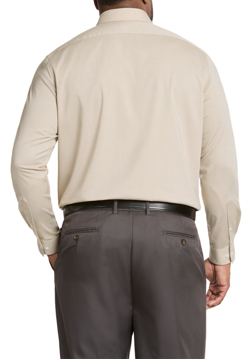 Mens Tall Comfort Performance Dress Shirt