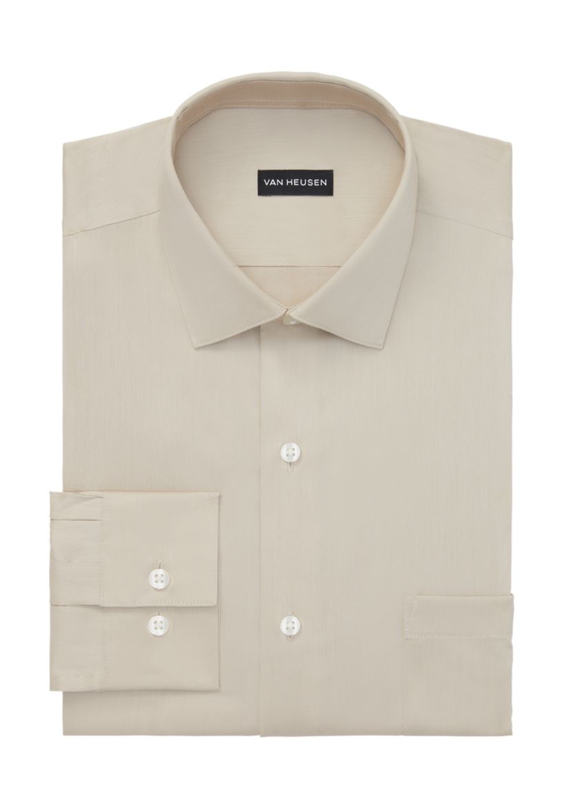 Mens Big Ultra Wrinkle Free Dress Shirt