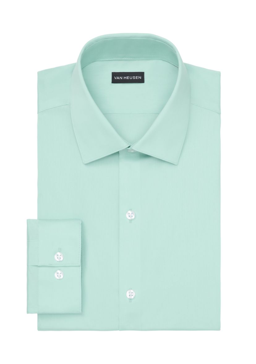 van heusen big fit dress shirts Van Heusen Big & Tall Fit FLEX Stretch Wrinkle Free Check In Lilac main image 0