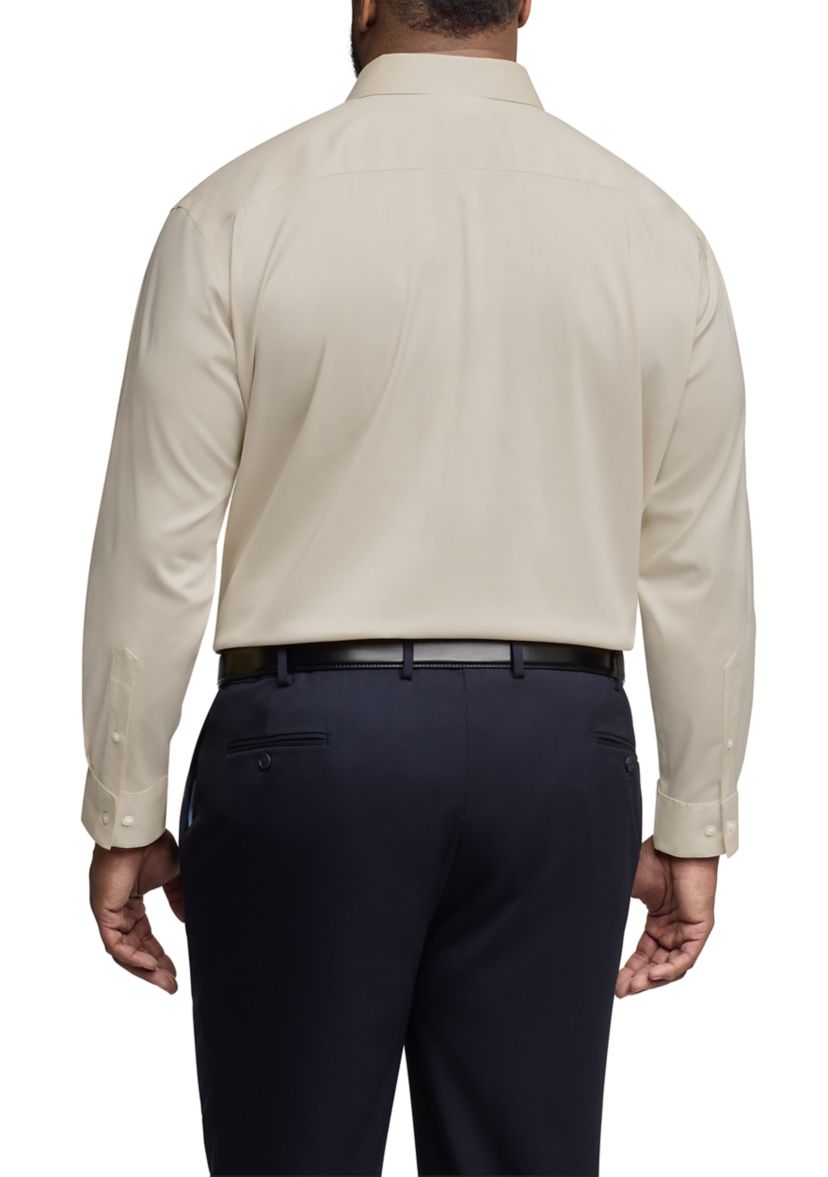 Mens Big Ultra Wrinkle Free Dress Shirt