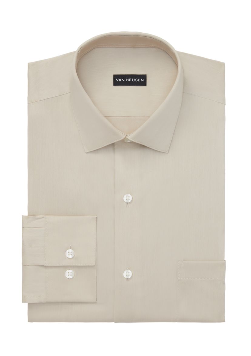 Mens Tall Ultra Wrinkle Free Dress Shirt