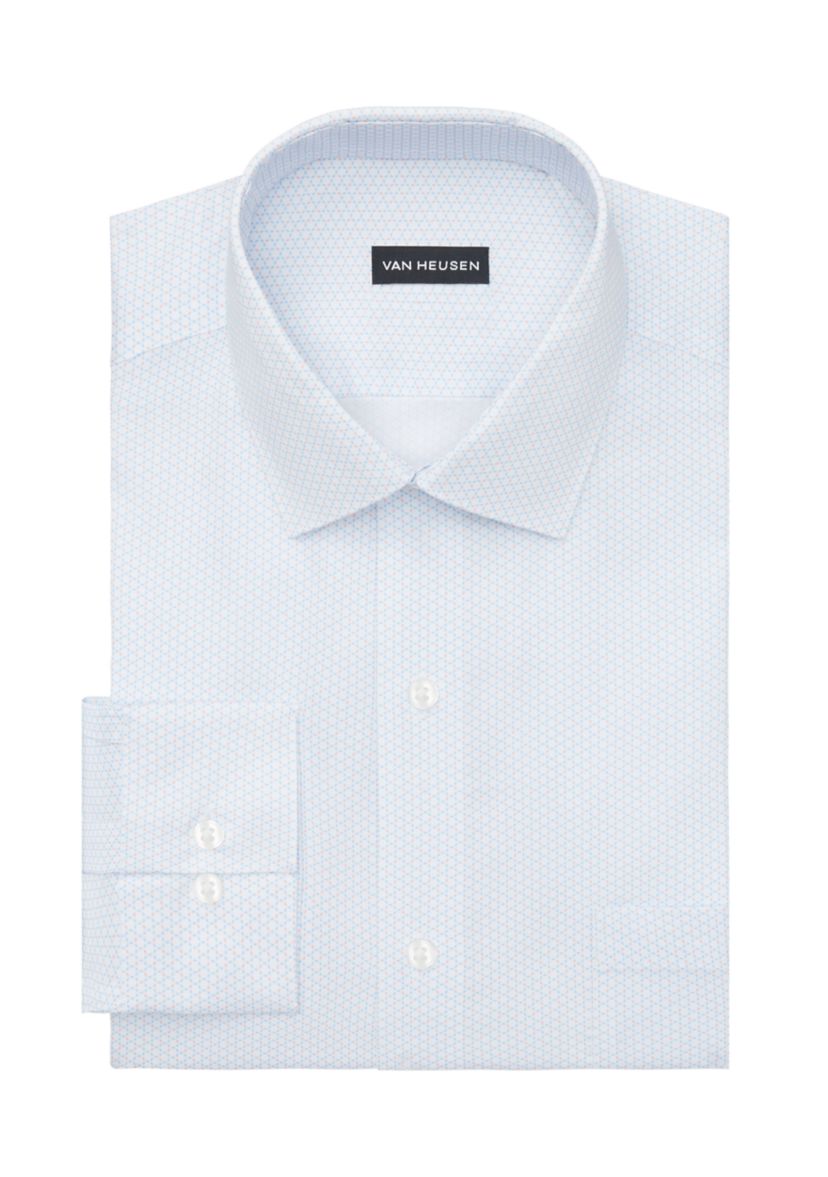Mens Big Ultra Wrinkle Free Dress Shirt