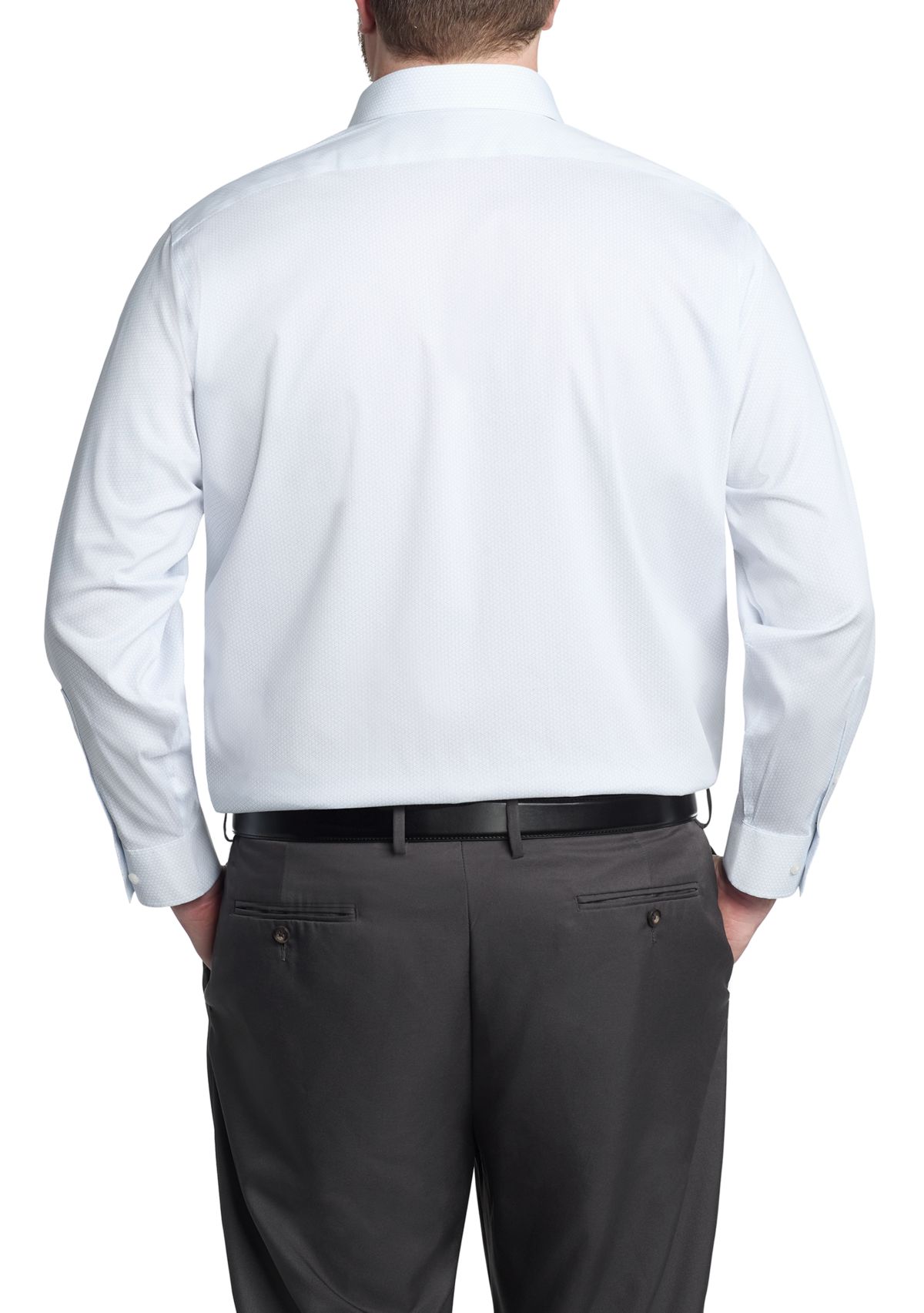 Mens Big Ultra Wrinkle Free Dress Shirt