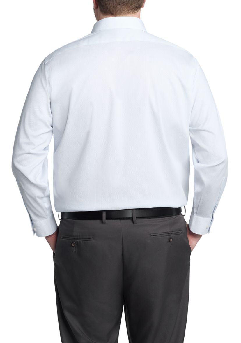 Mens Big Ultra Wrinkle Free Dress Shirt