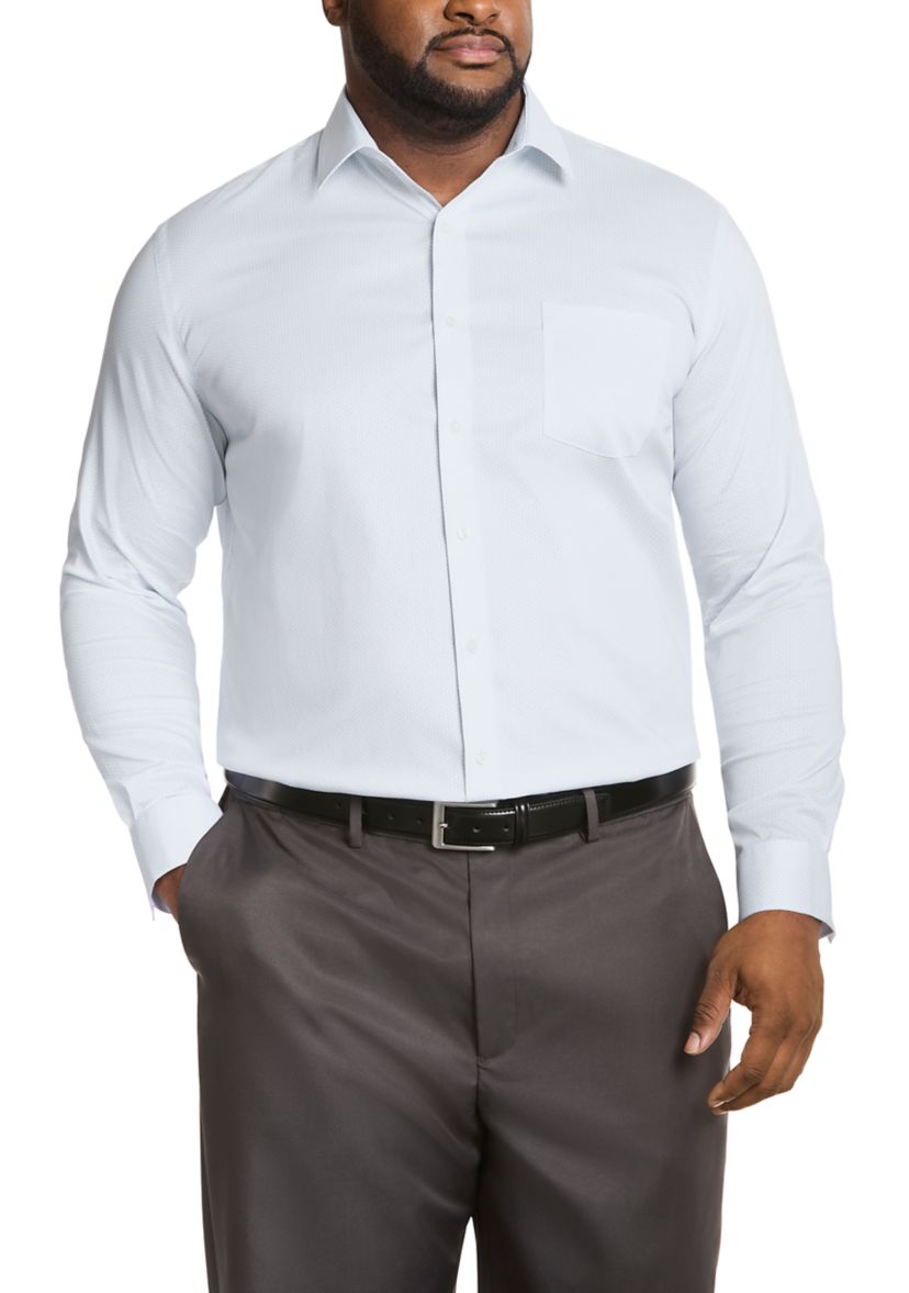 Big & Tall Ultra Wrinkle Free Flex Collar Dress Shirt