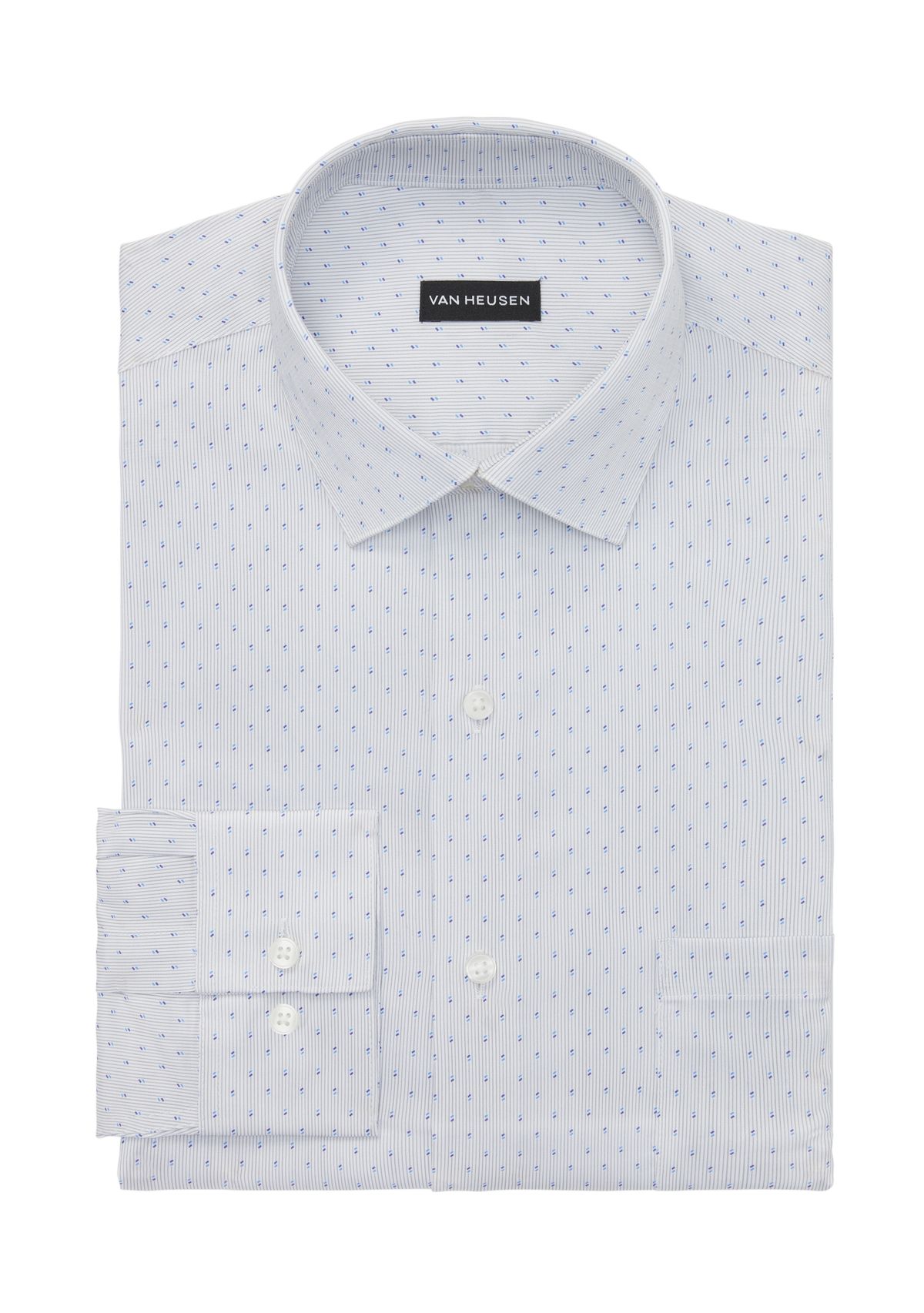 Mens Tall Ultra Wrinkle Free Dress Shirt, Flex Collar