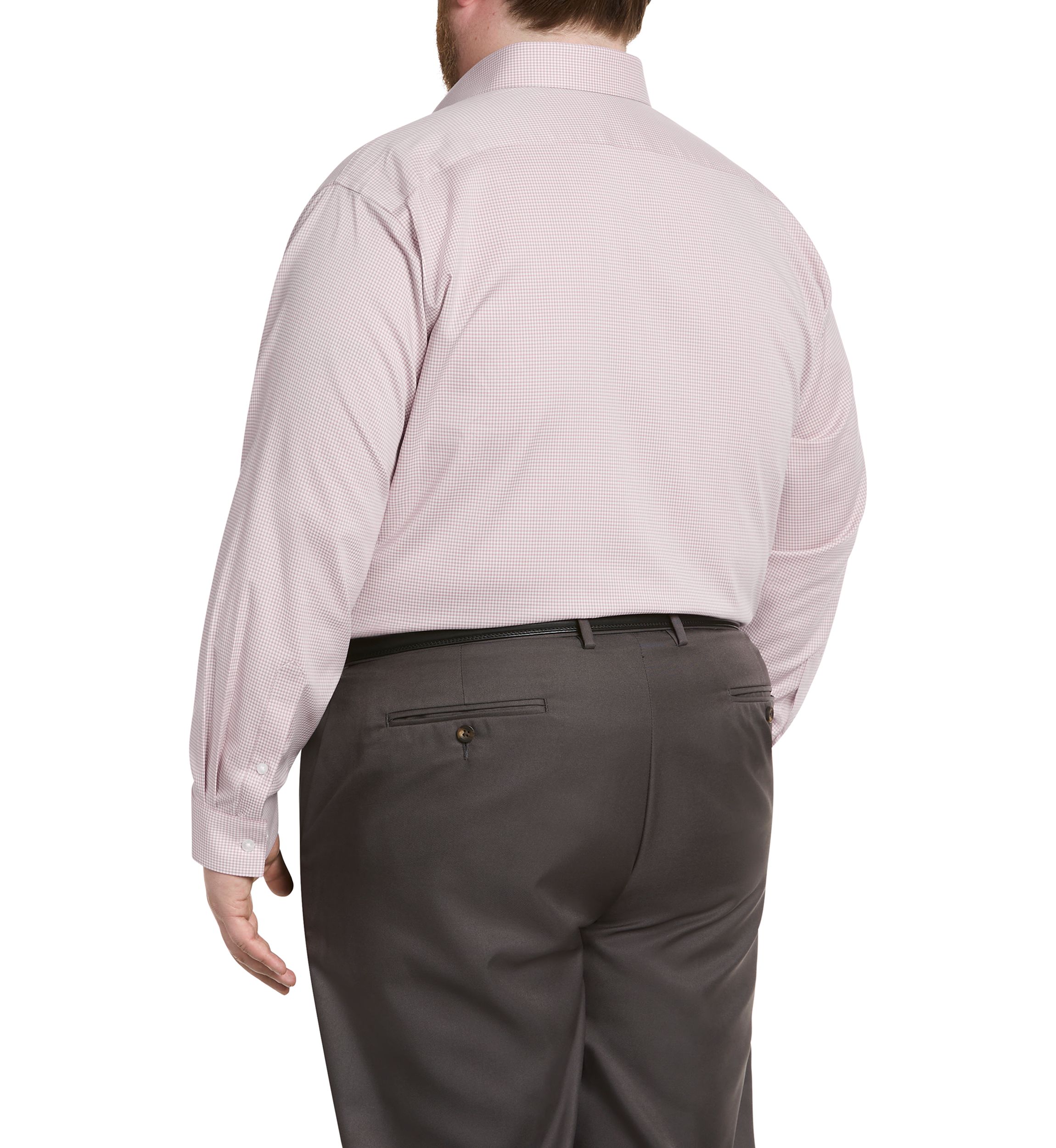Mens Big Comfort Performance Dress Shirt