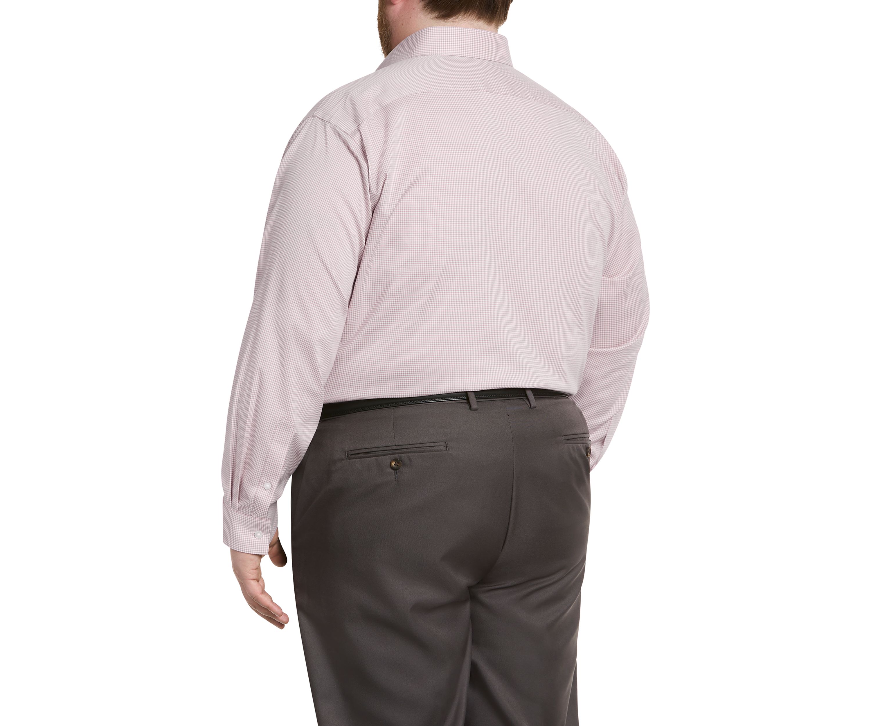 Mens Big Comfort Performance Dress Shirt