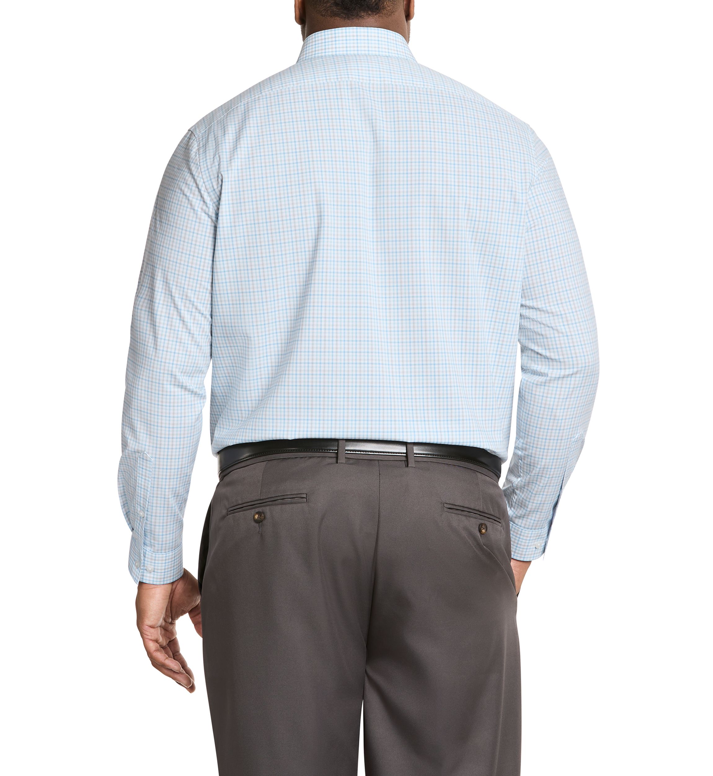 Mens Tall Comfort Performance Dress Shirt