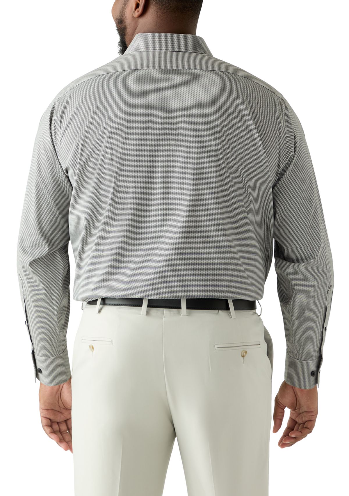 Mens Big Long Sleeve Button Down Shirt 