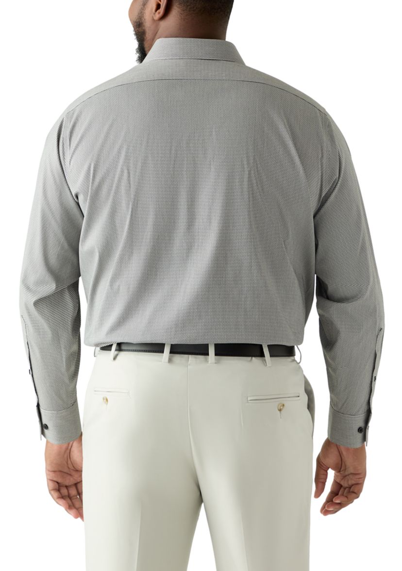 Mens Big Long Sleeve Button Down Shirt 