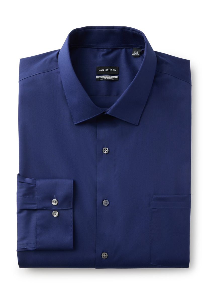 Van Heusen Big & Tall Ultra Wrinkle Free Flex Collar Dress Shirt | Belk