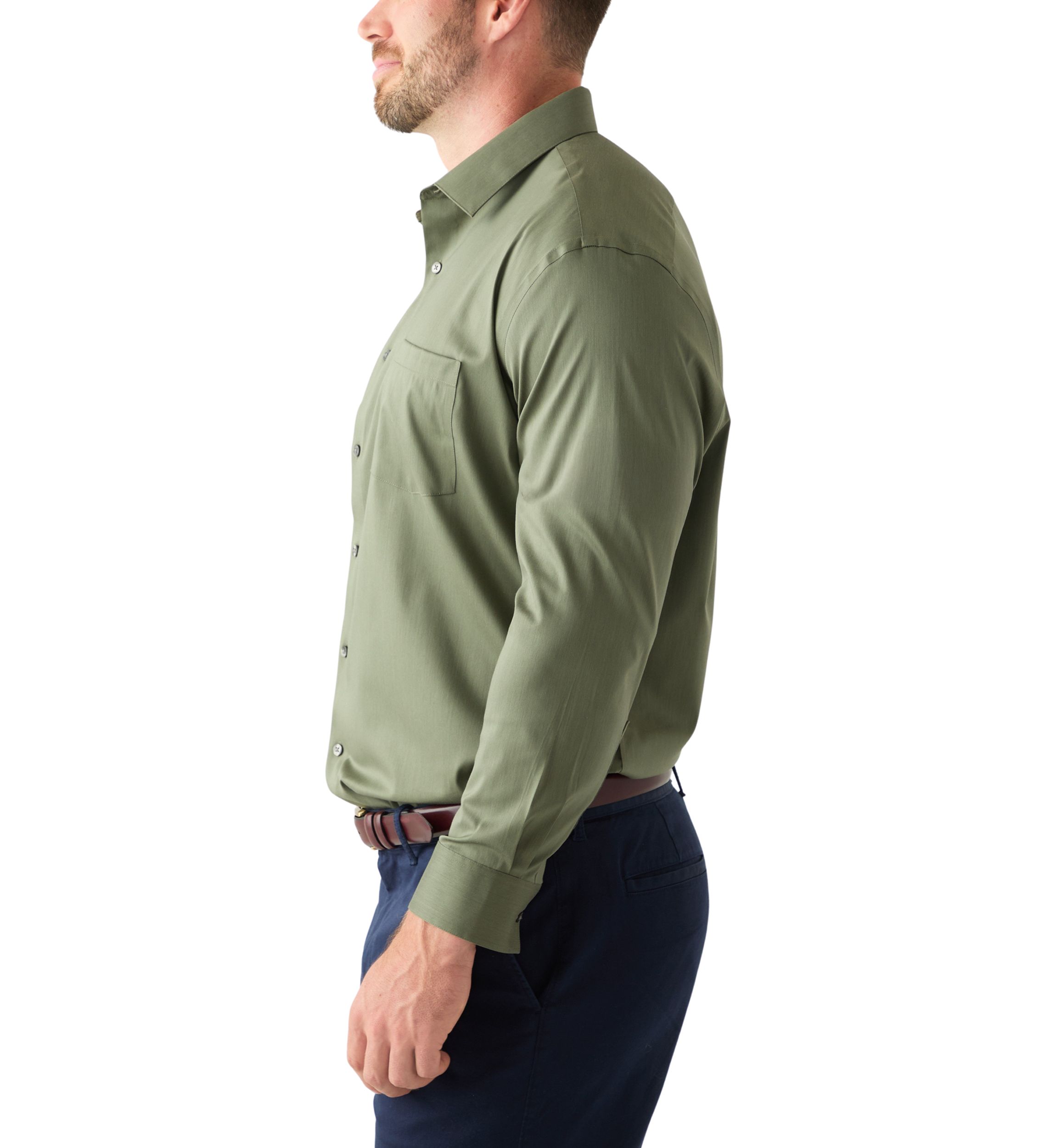 Big & Tall Ultra Wrinkle Free Flex Collar Dress Shirt