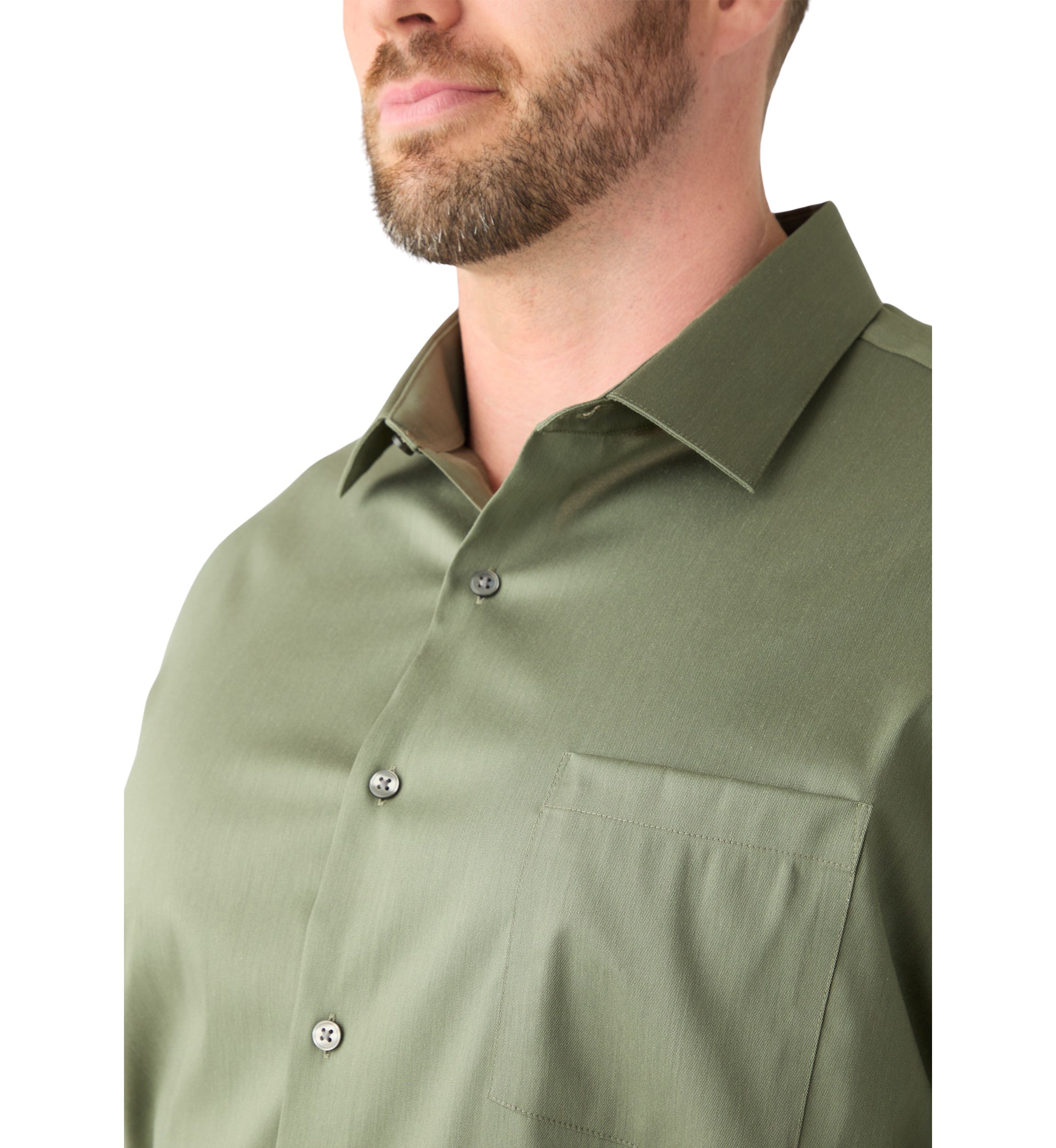 Big & Tall Ultra Wrinkle Free Flex Collar Dress Shirt