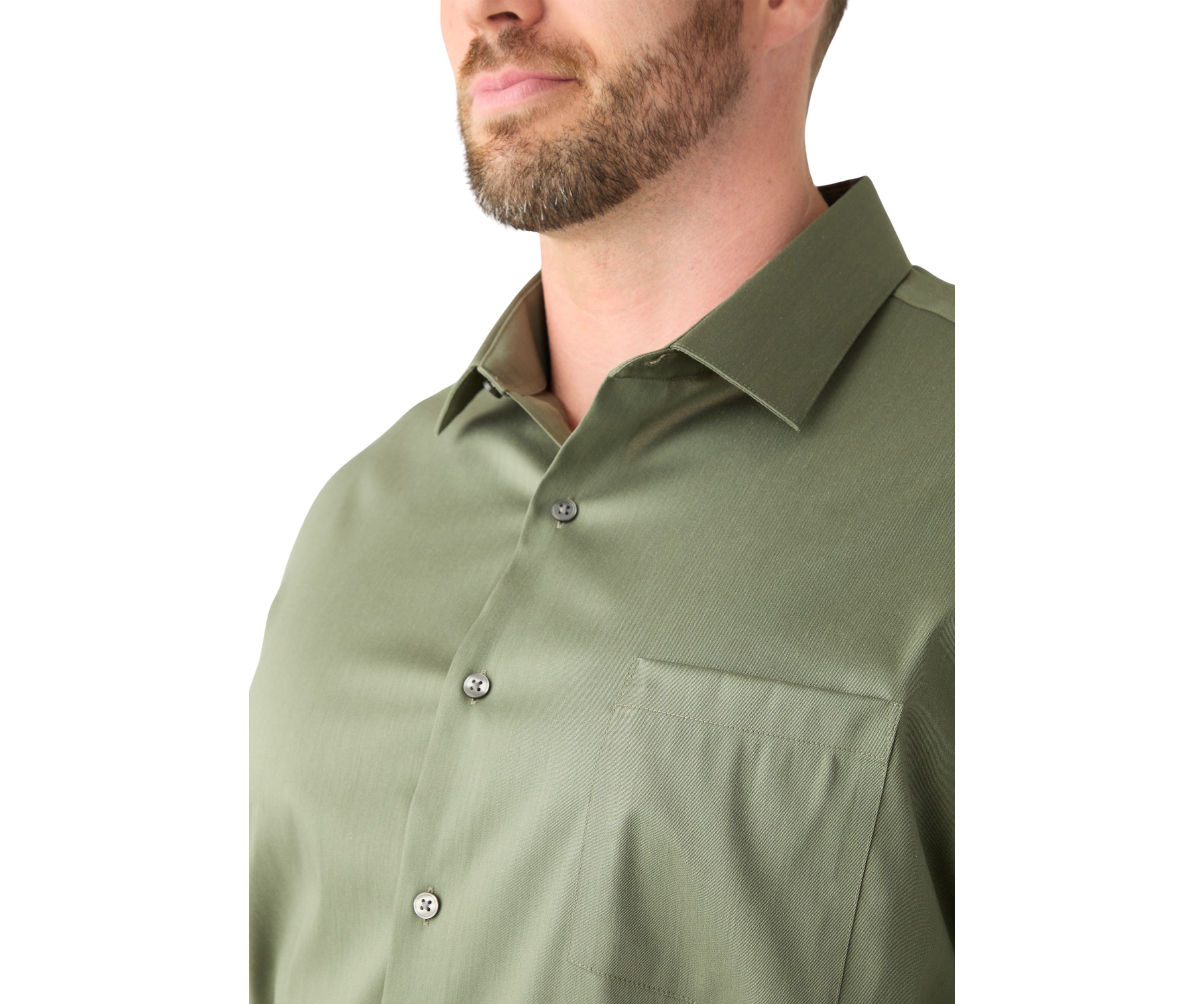 Big & Tall Ultra Wrinkle Free Flex Collar Dress Shirt