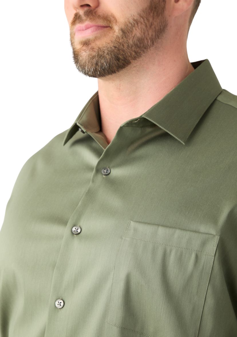 Big & Tall Ultra Wrinkle Free Flex Collar Dress Shirt