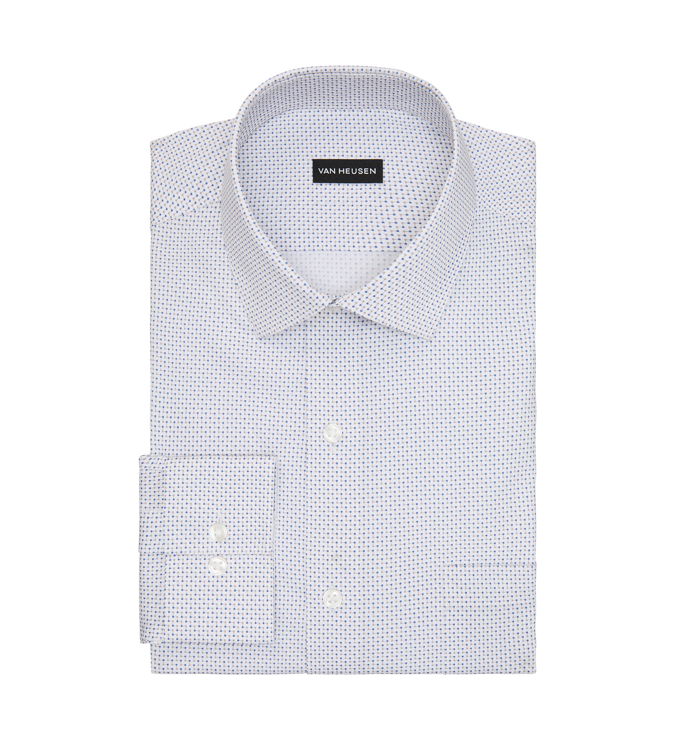 Mens Big Ultra Wrinkle Free Fit Dress Shirt, Flex Collar
