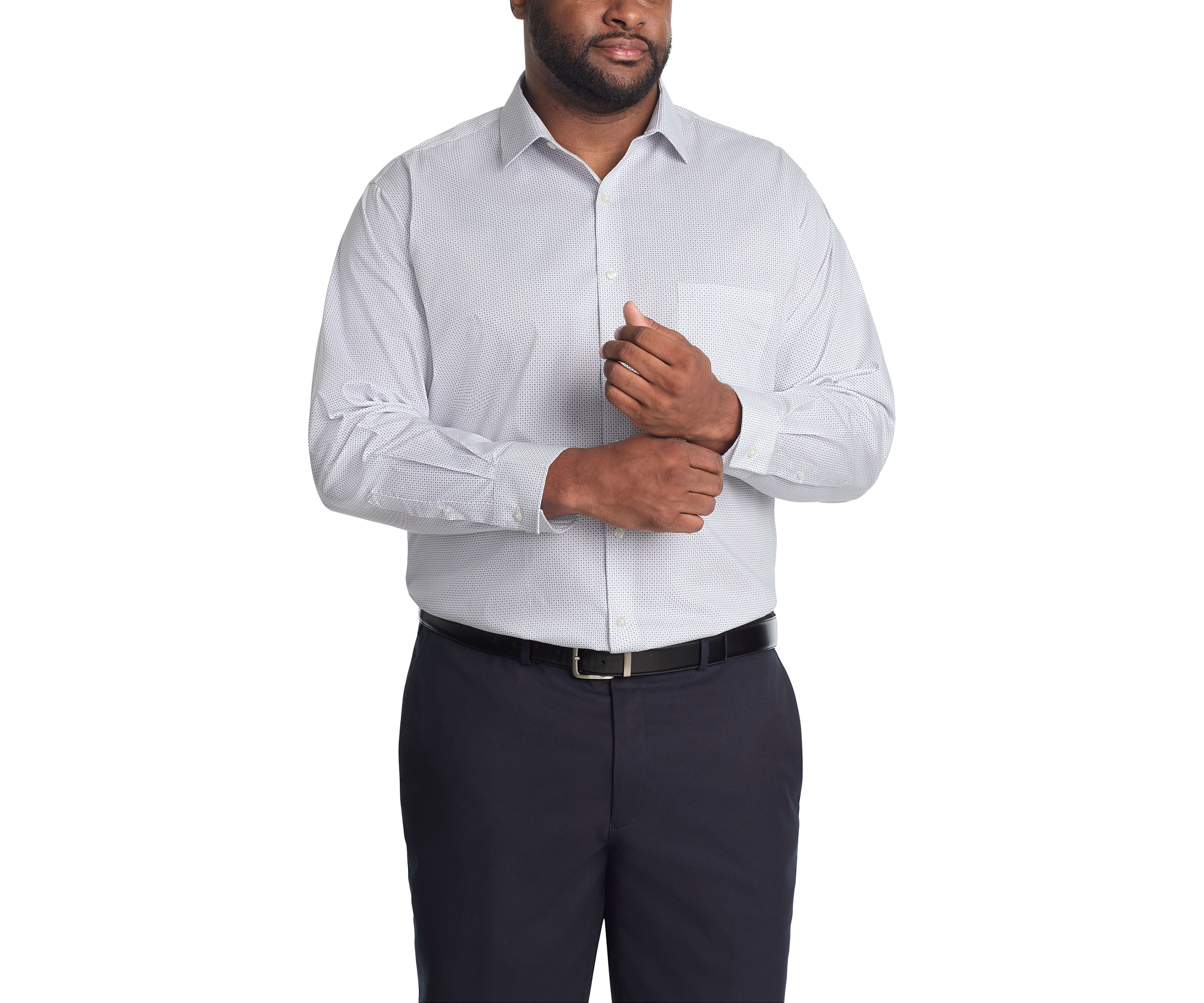 Big & Tall Ultra Wrinkle Free Flex Collar Dress Shirt