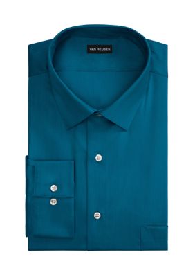 Men's Van Heusen Everyday Defense, Big & Tall, Teal, 18.5 34/35