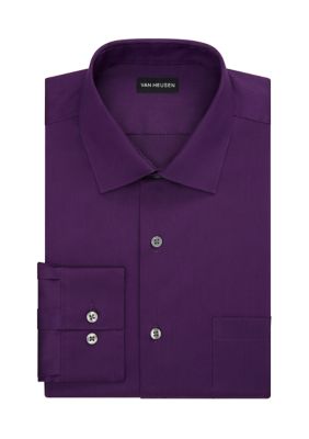 Men's Van Heusen Everyday Defense, Big & Tall, Purple, 20 35/36