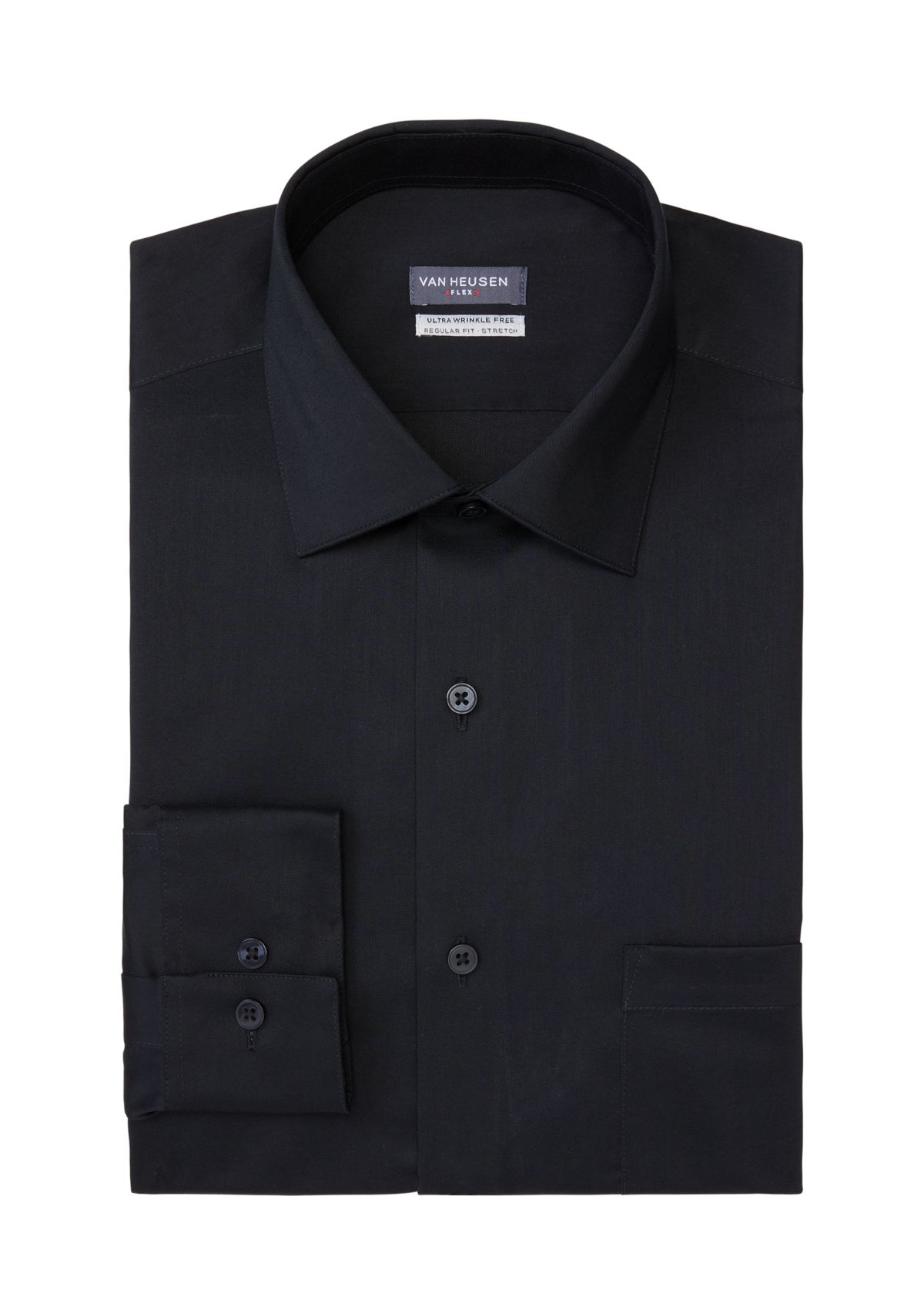 Mens Ultra Wrinkle Free Stretch Collar Shirt