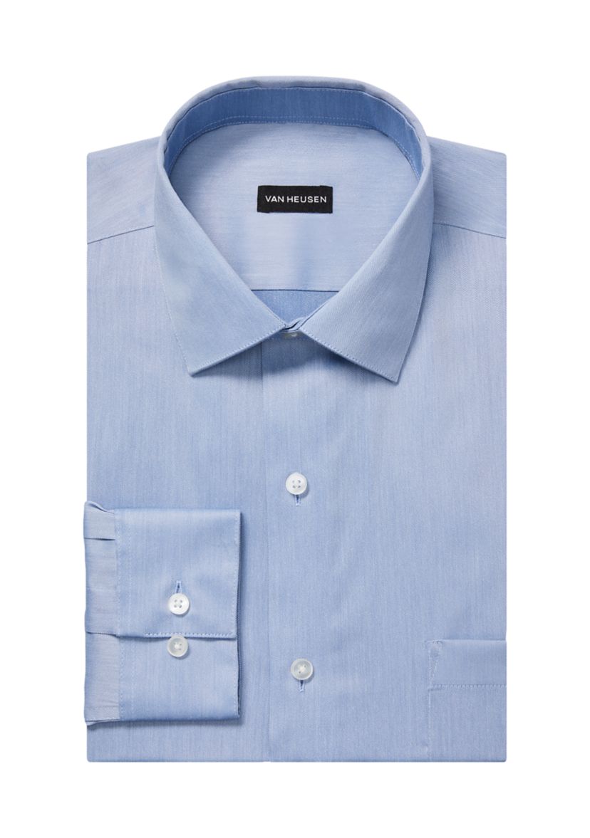 Mens Ultra Wrinkle Free Stretch Collar Shirt