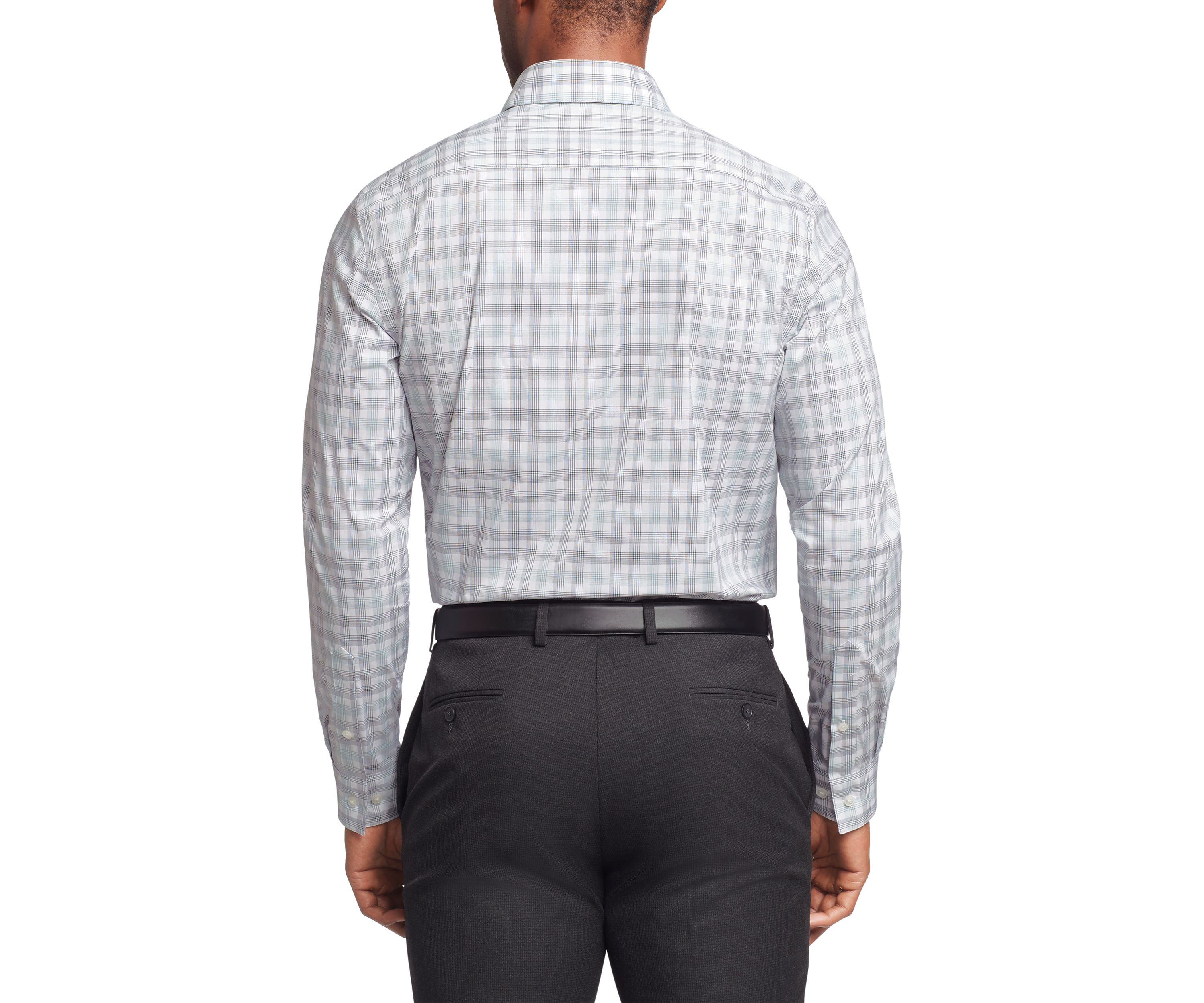  Mens Ultra Wrinkle Free Stretch Collar Shirt