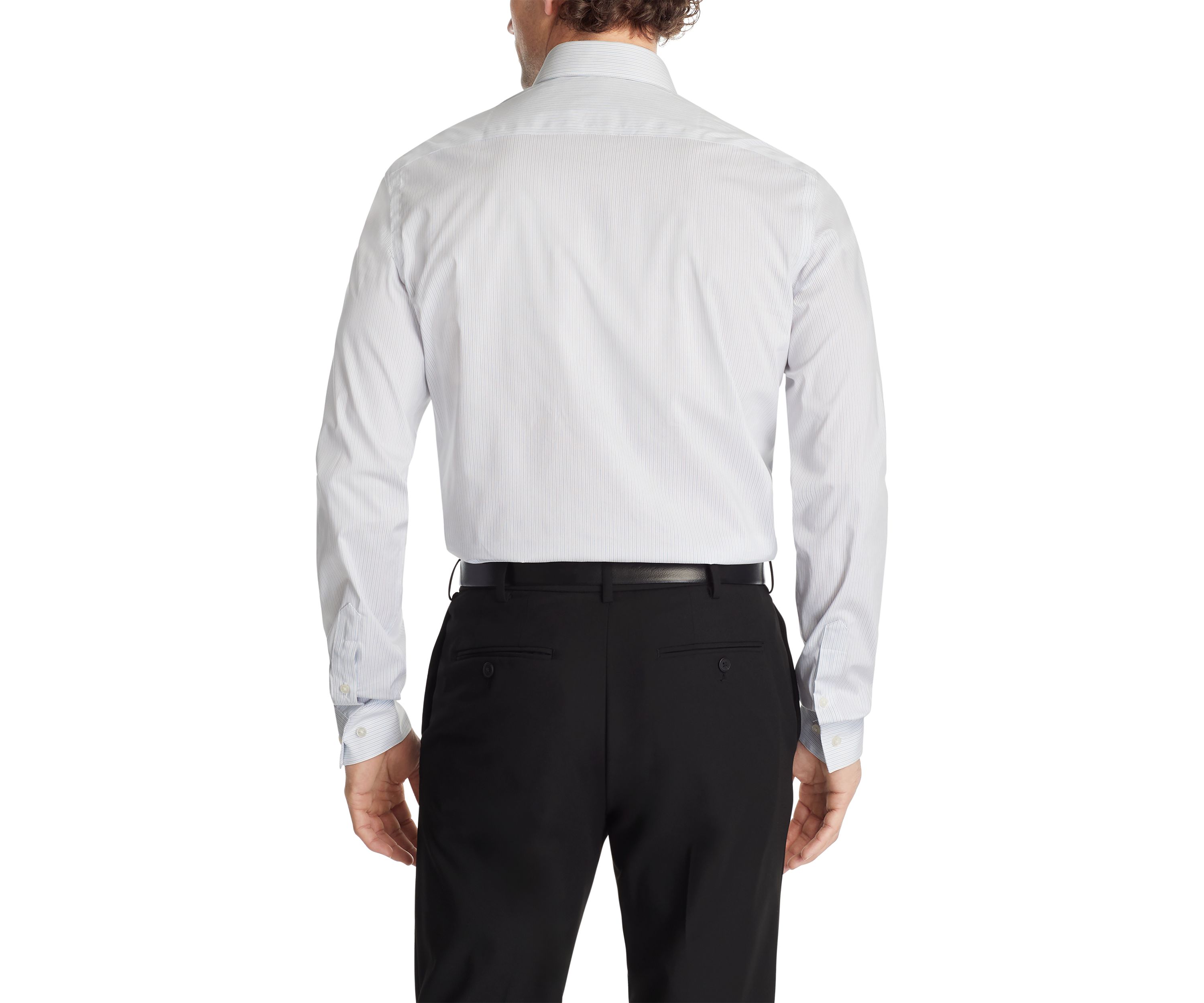 Mens Regular Fit Ultra Wrinkle Free Flex Collar Dress Shirt
