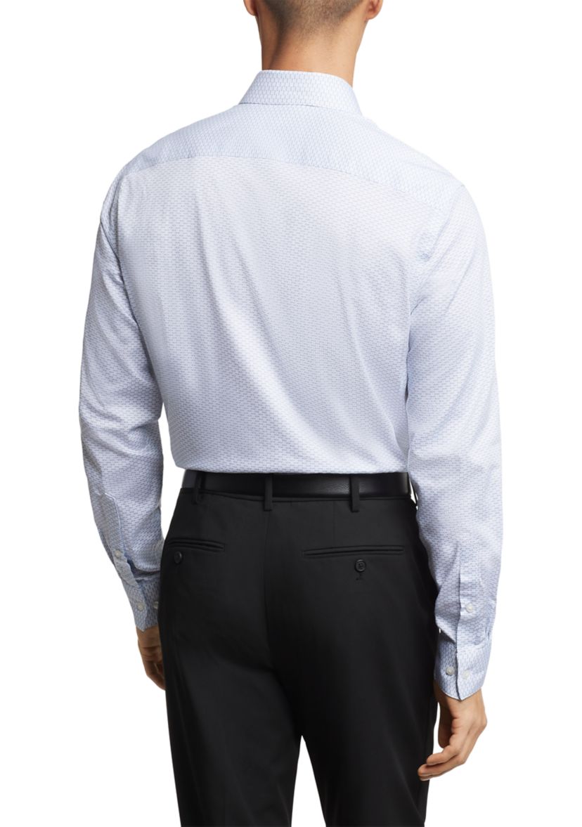  Mens Ultra Wrinkle Free Stretch Collar Shirt