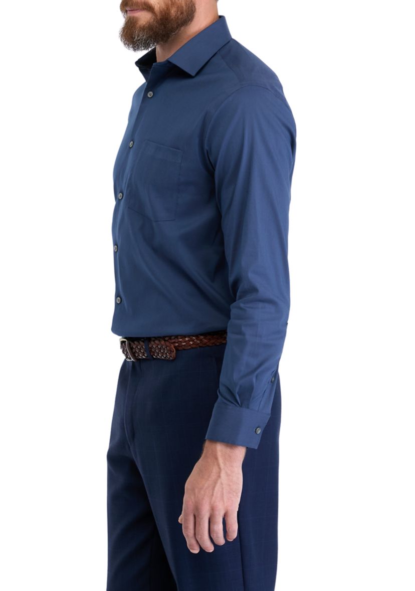Mens Ultra Wrinkle Free Stretch Collar Shirt