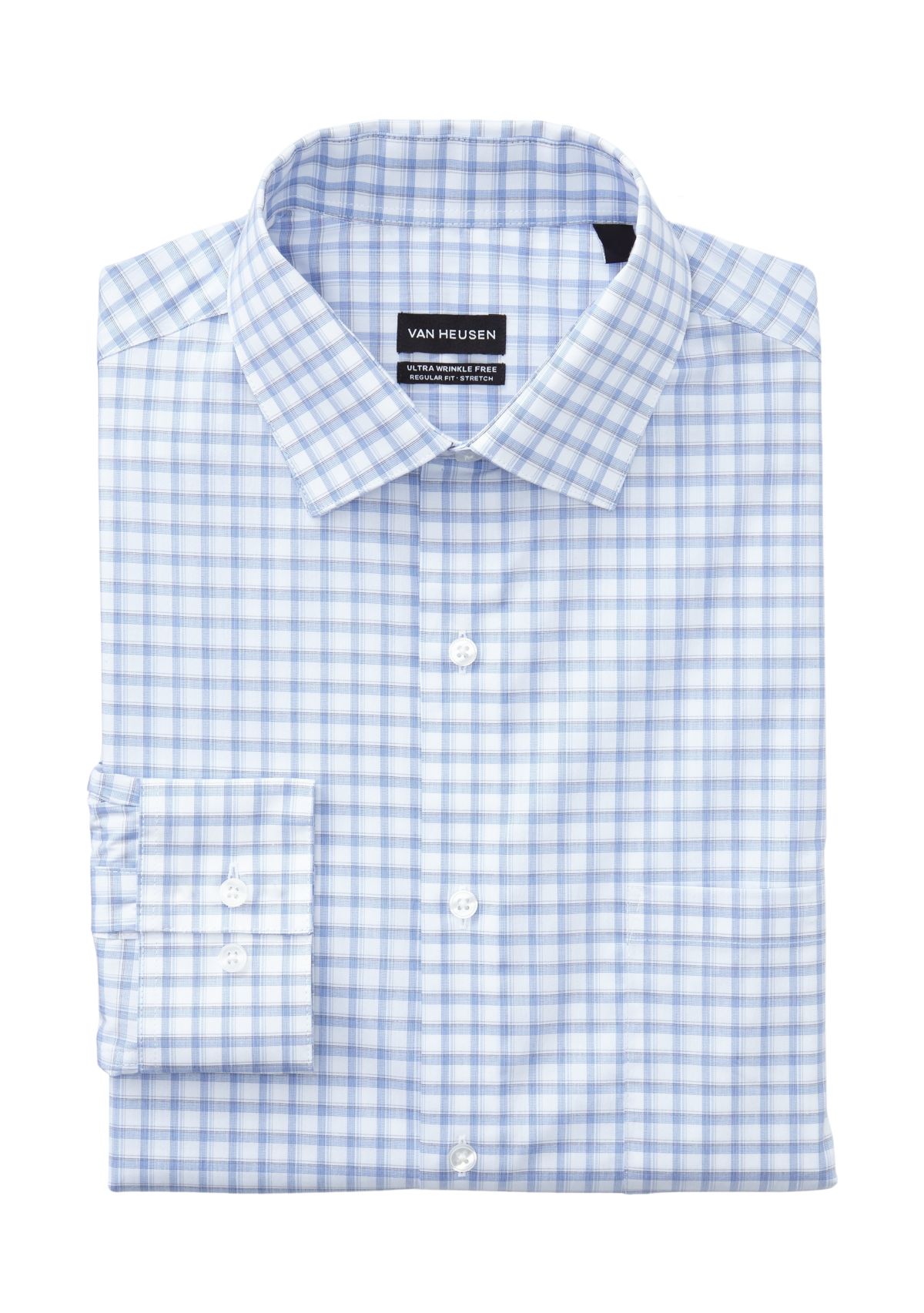  Mens Ultra Wrinkle Free Stretch Collar Shirt