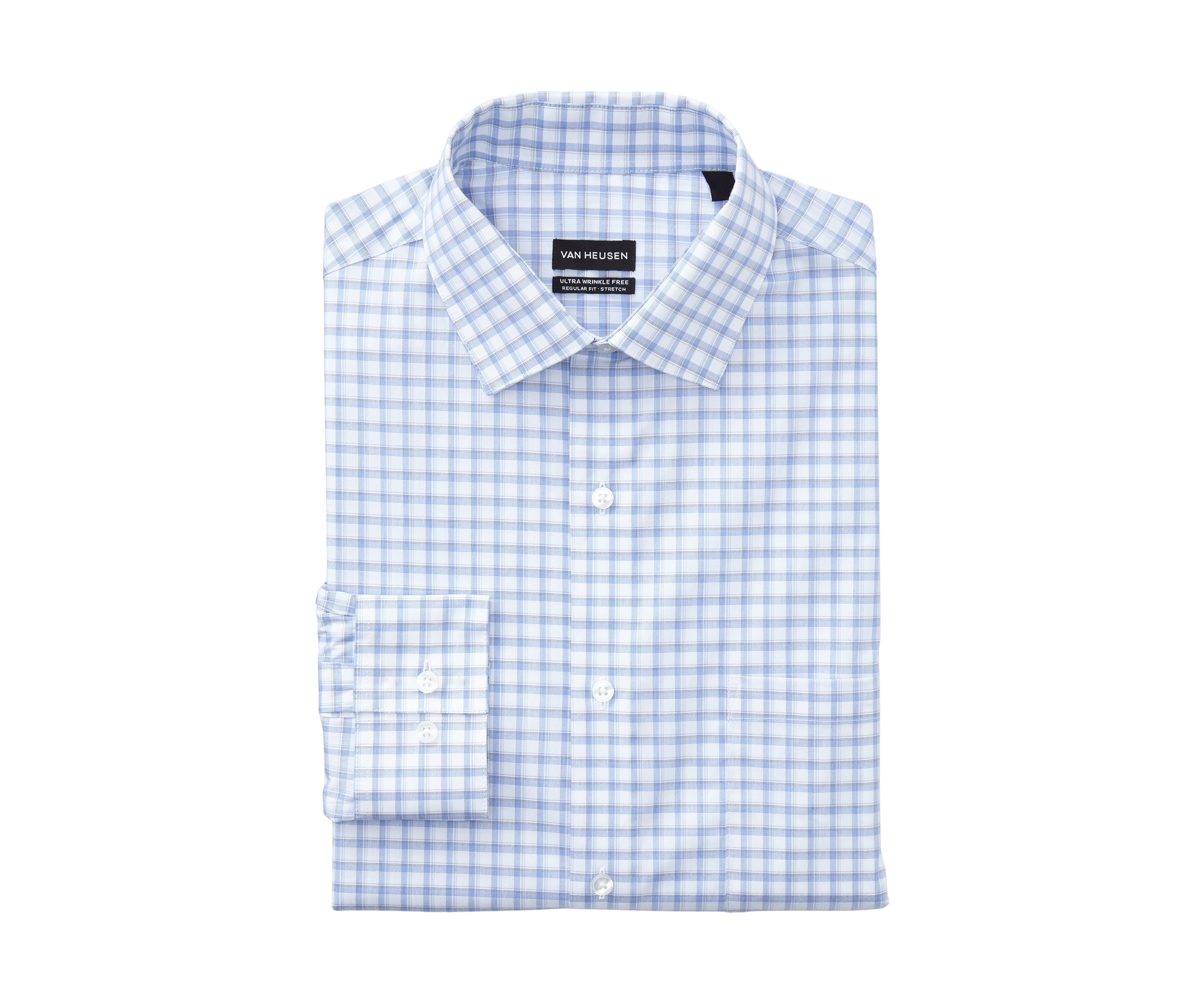  Mens Ultra Wrinkle Free Stretch Collar Shirt