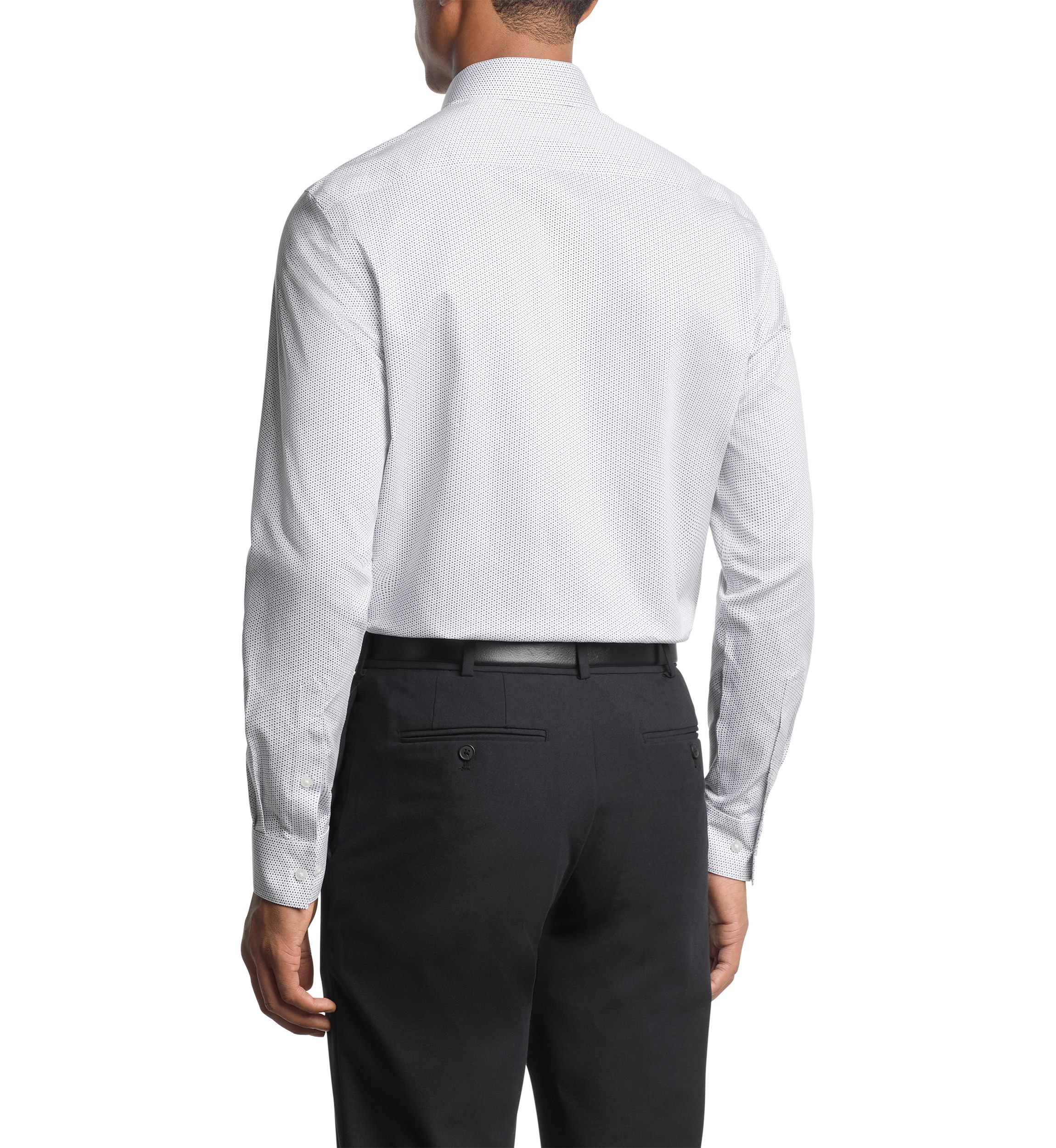 Mens Ultra Wrinkle Free Stretch Collar Shirt