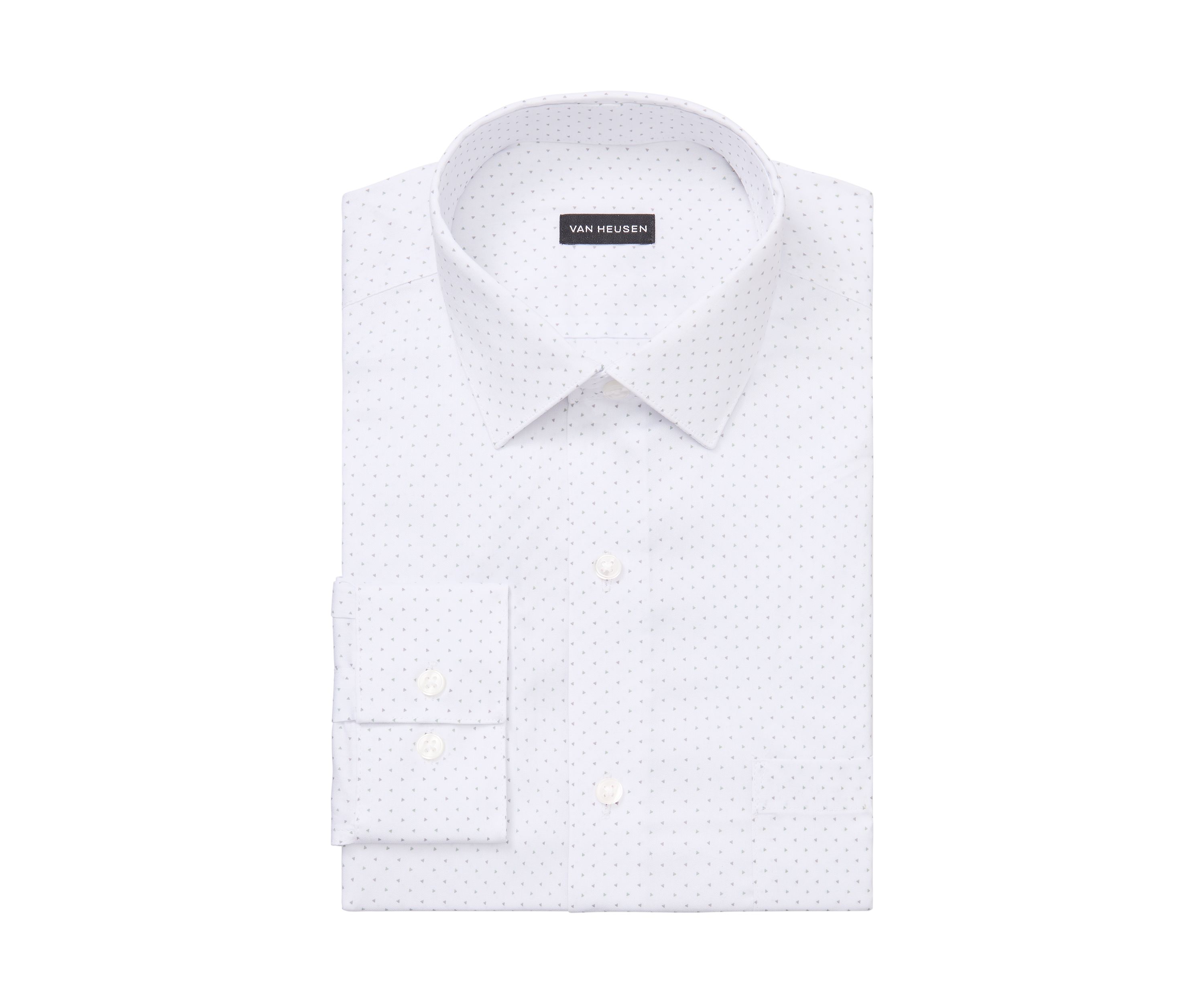 Mens Ultra Wrinkle Free Stretch Collar Shirt