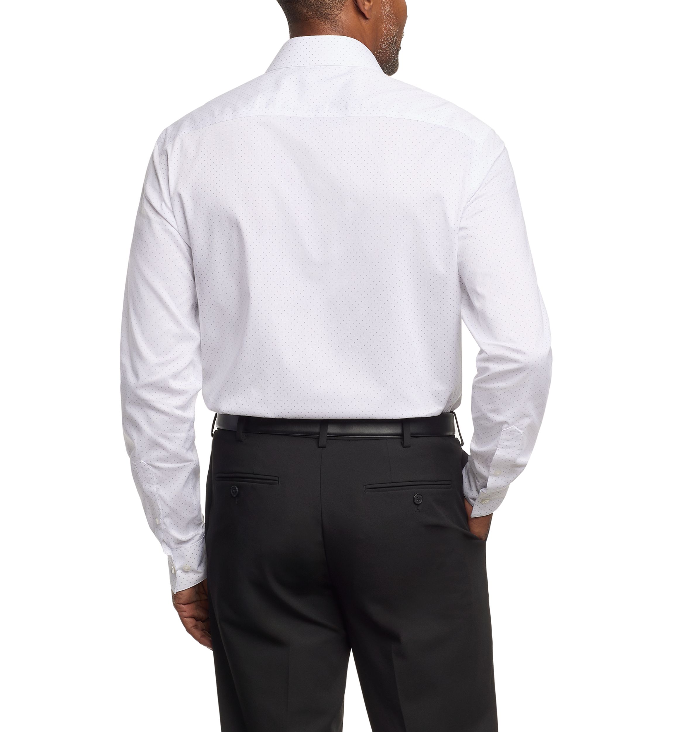 Mens Ultra Wrinkle Free Stretch Collar Shirt