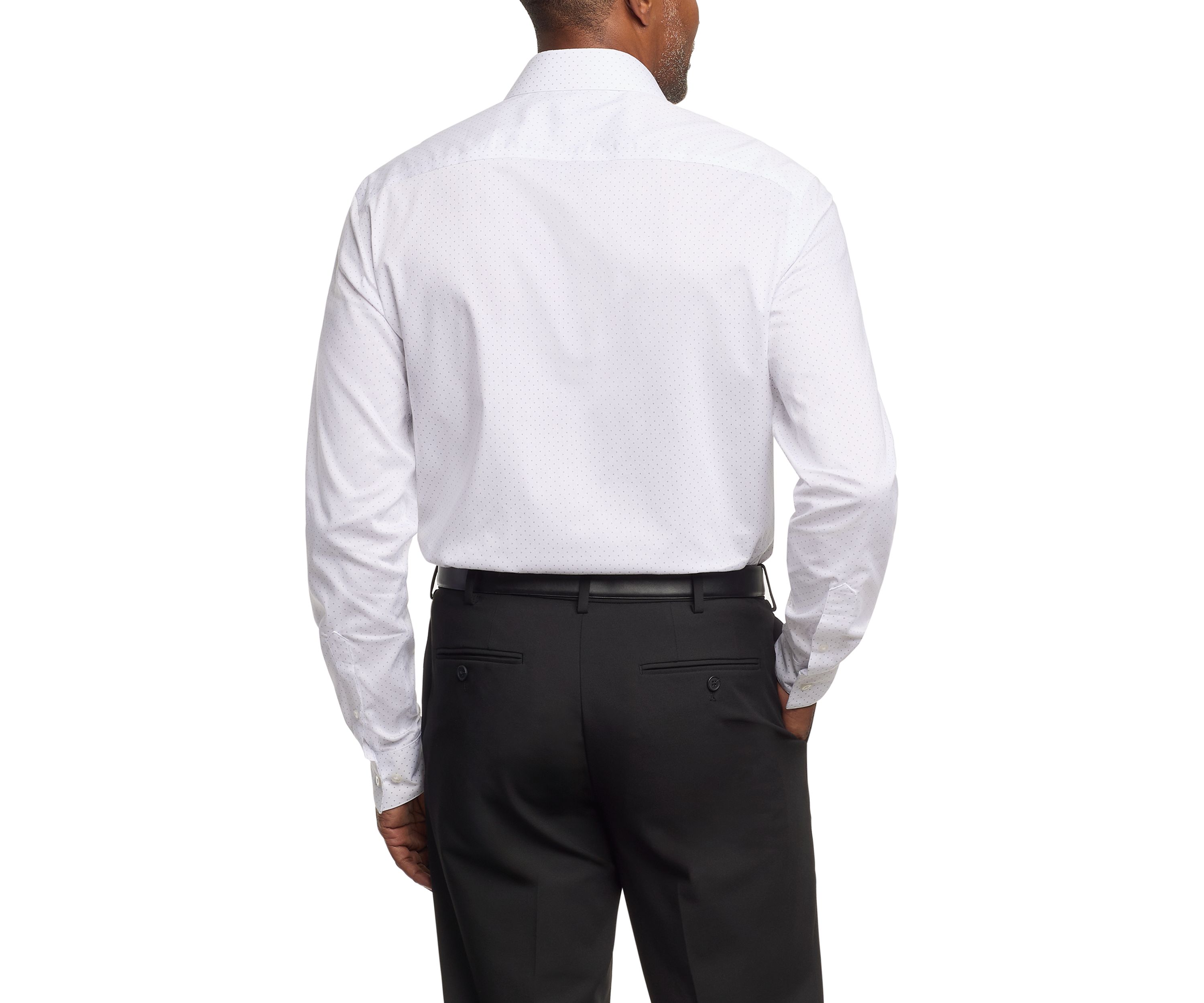 Mens Ultra Wrinkle Free Stretch Collar Shirt
