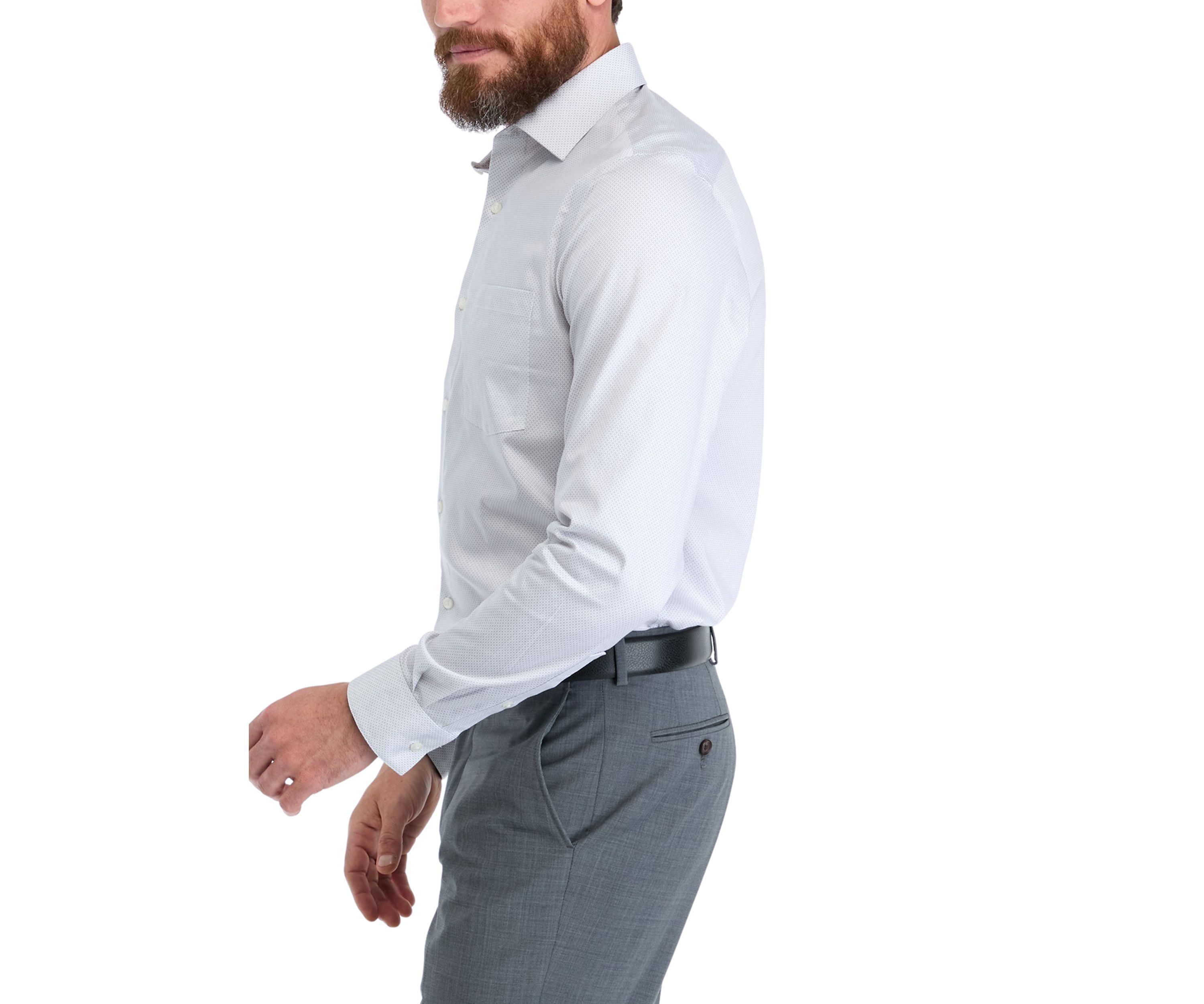   Mens Ultra Wrinkle Free Stretch Collar Shirt 