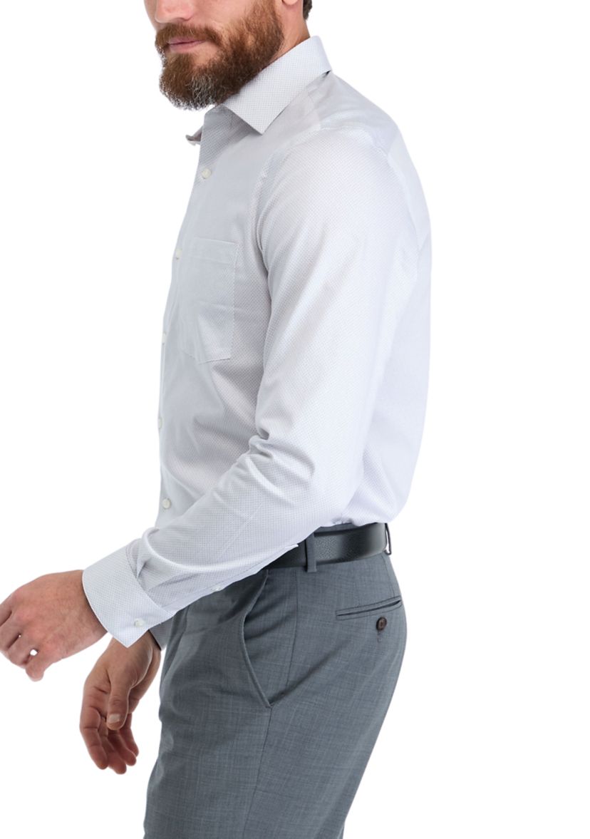   Mens Ultra Wrinkle Free Stretch Collar Shirt 