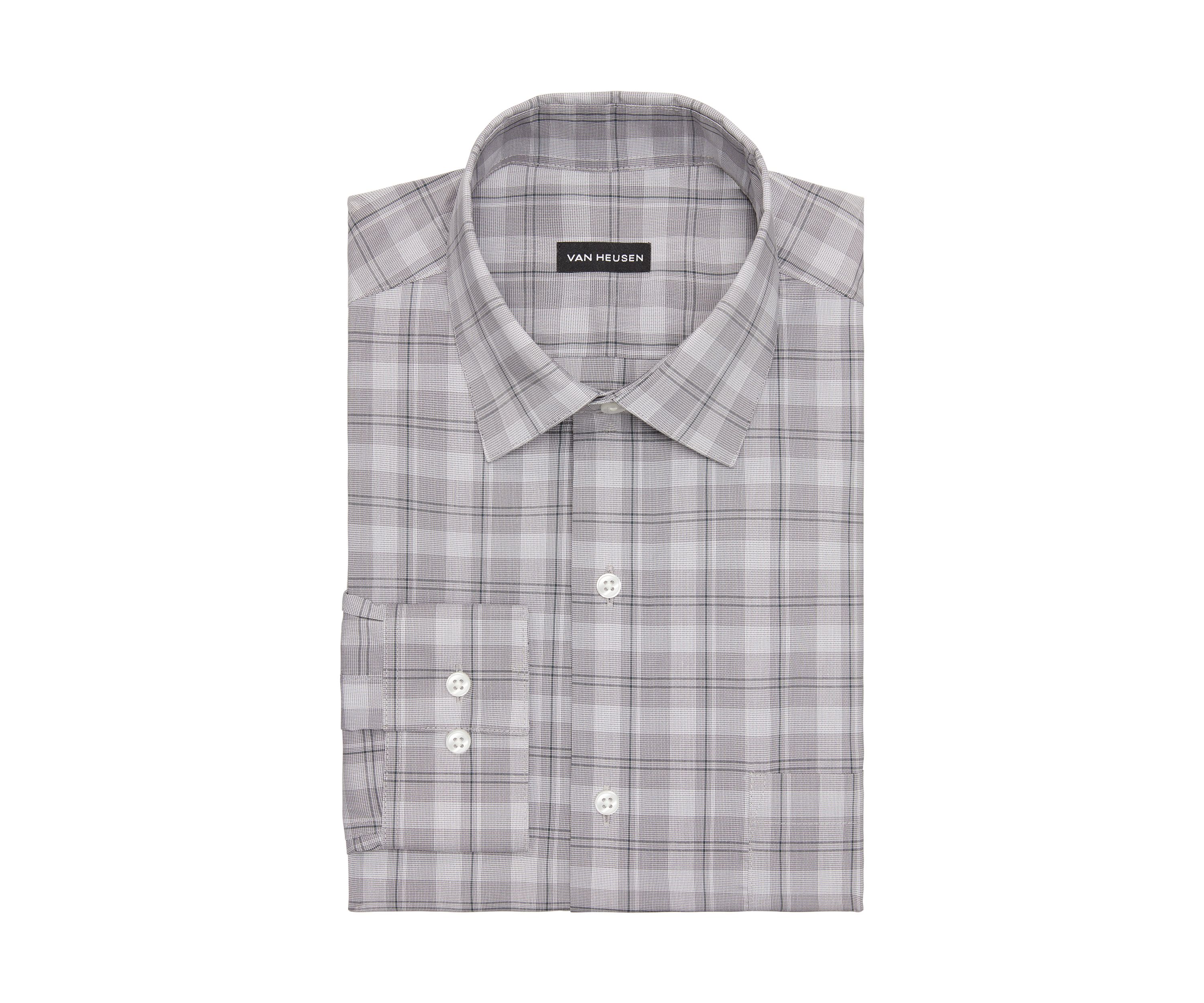 Mens Ultra Wrinkle Free Stretch Collar Shirt
