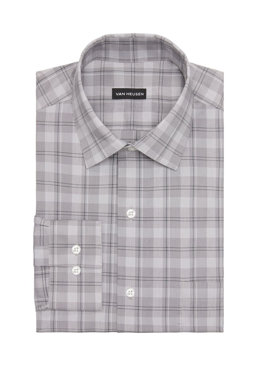 Mens Ultra Wrinkle Free Stretch Collar Shirt
