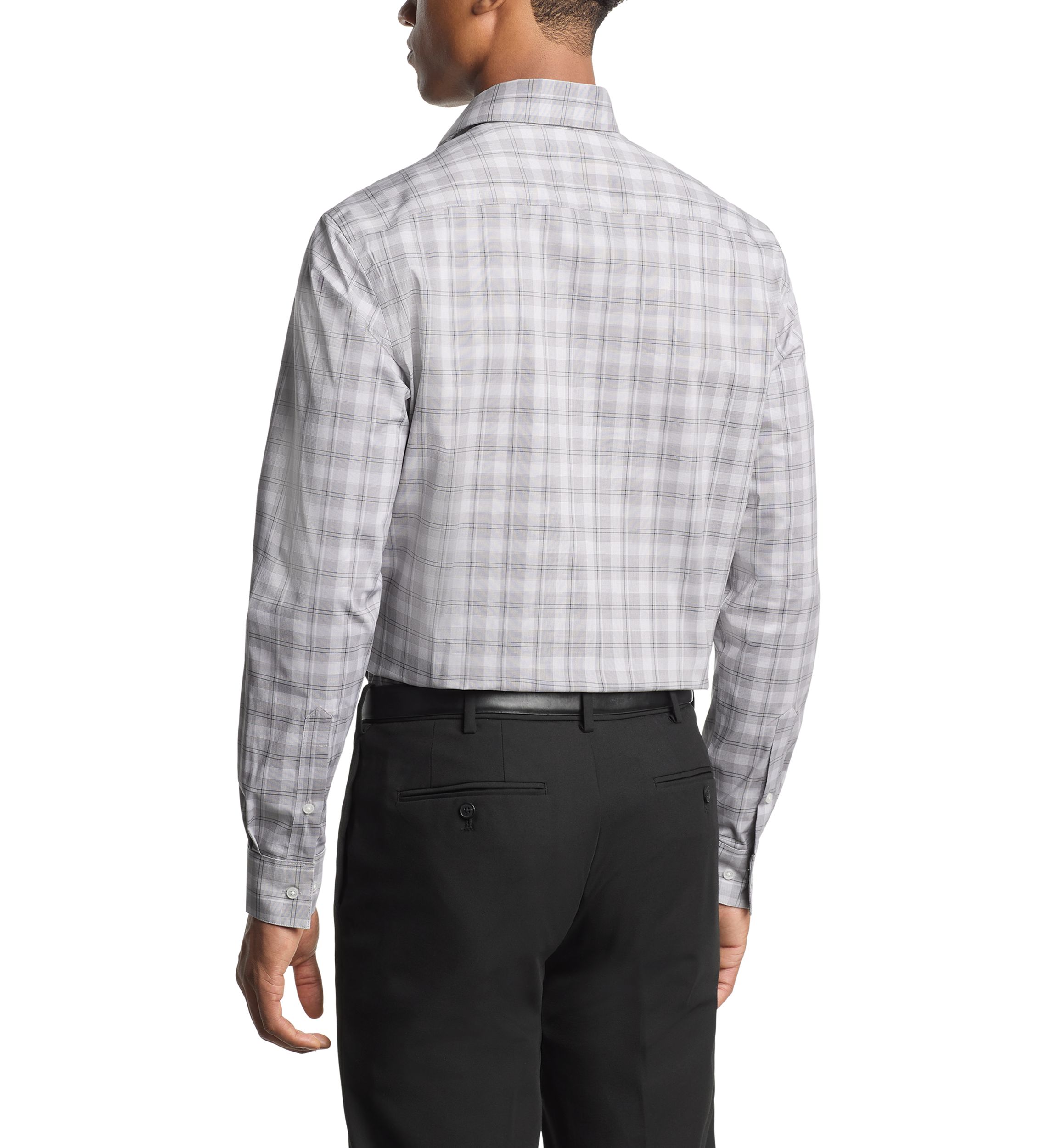 Mens Ultra Wrinkle Free Stretch Collar Shirt